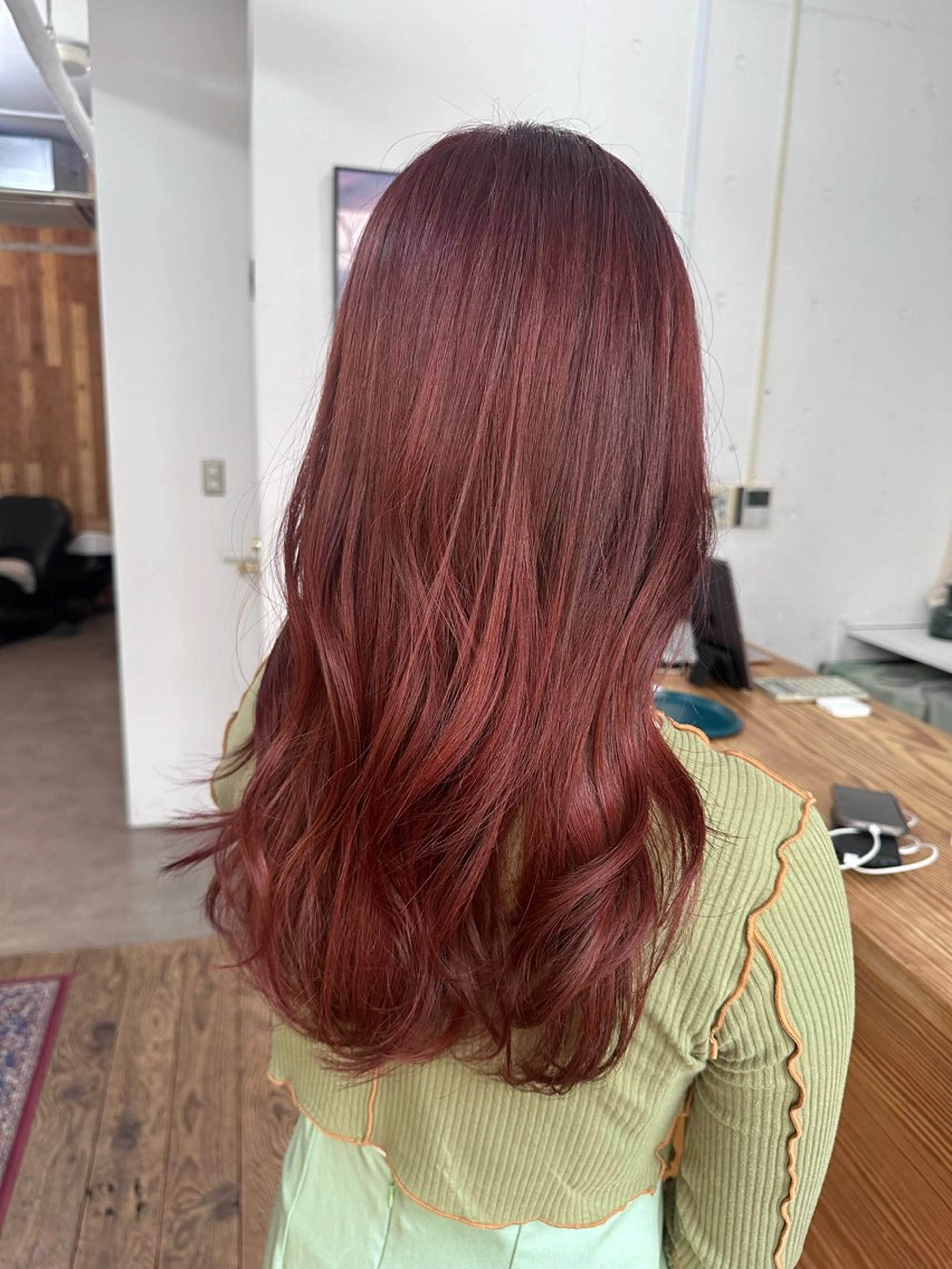 ロング カラー 🪭risa 暖色/レイヤー🪭のヘアスタイル