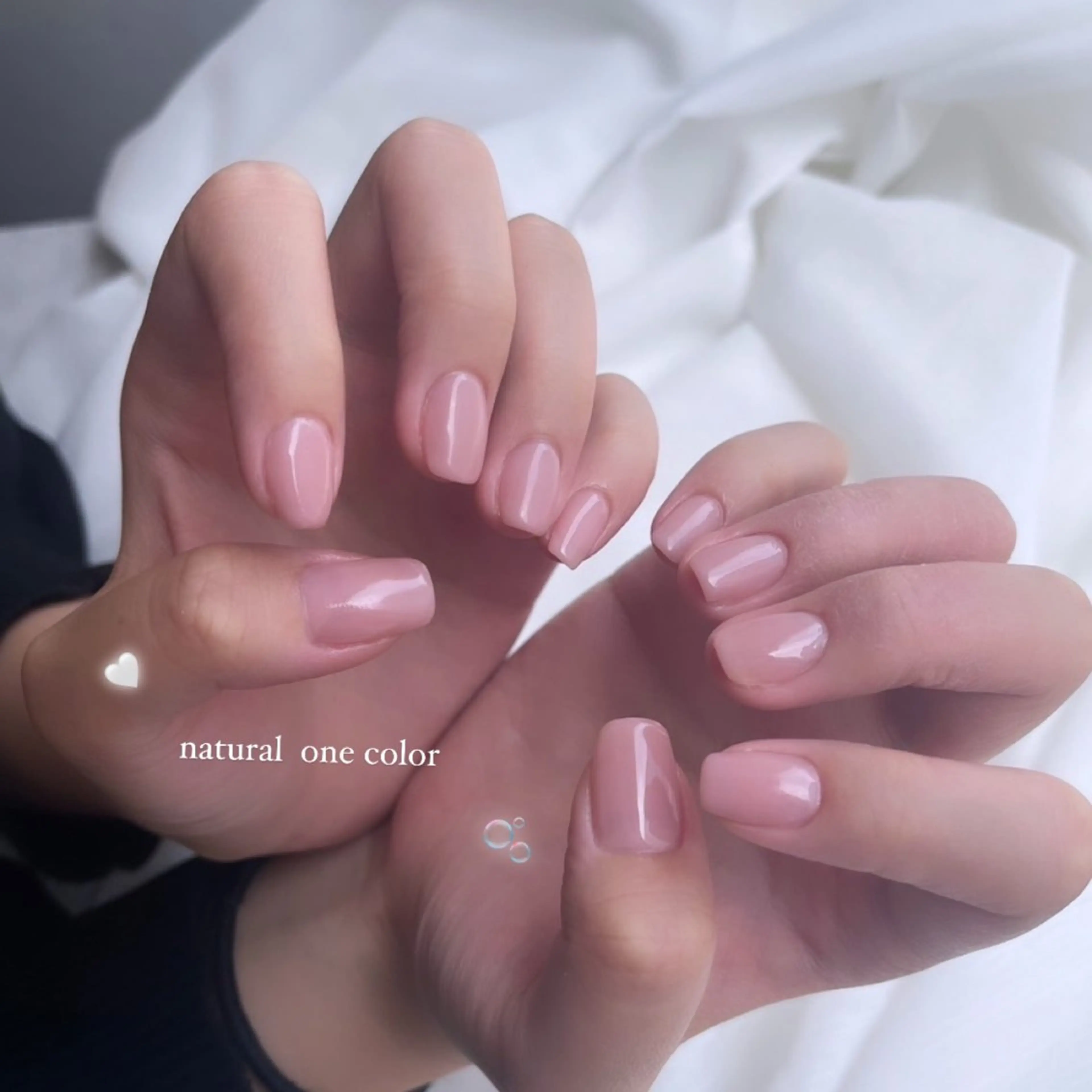 ワンカラー、ラメグラ🫧【オフなし】パラジェル使用の写真