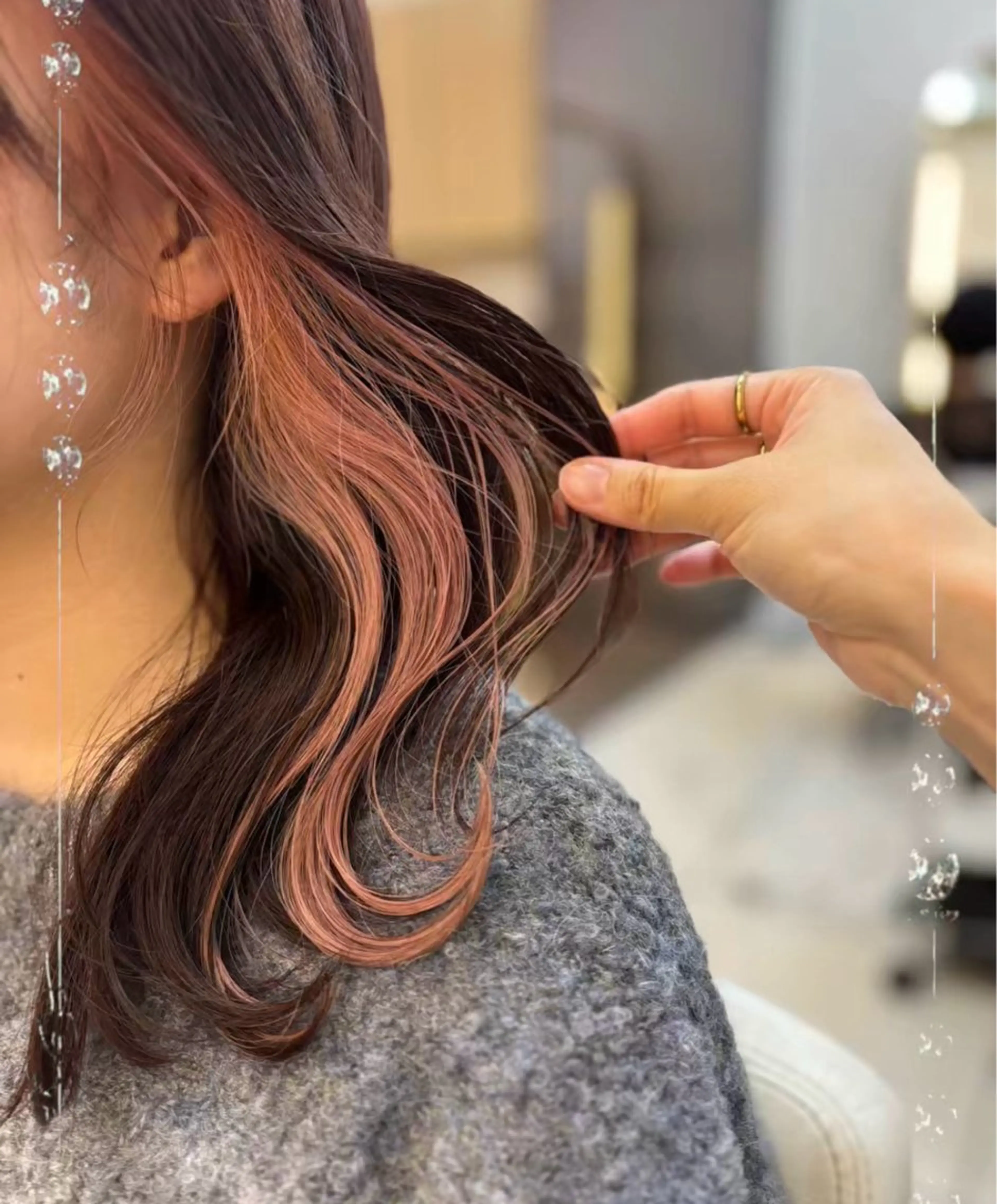 インナーカラー⭐️の写真