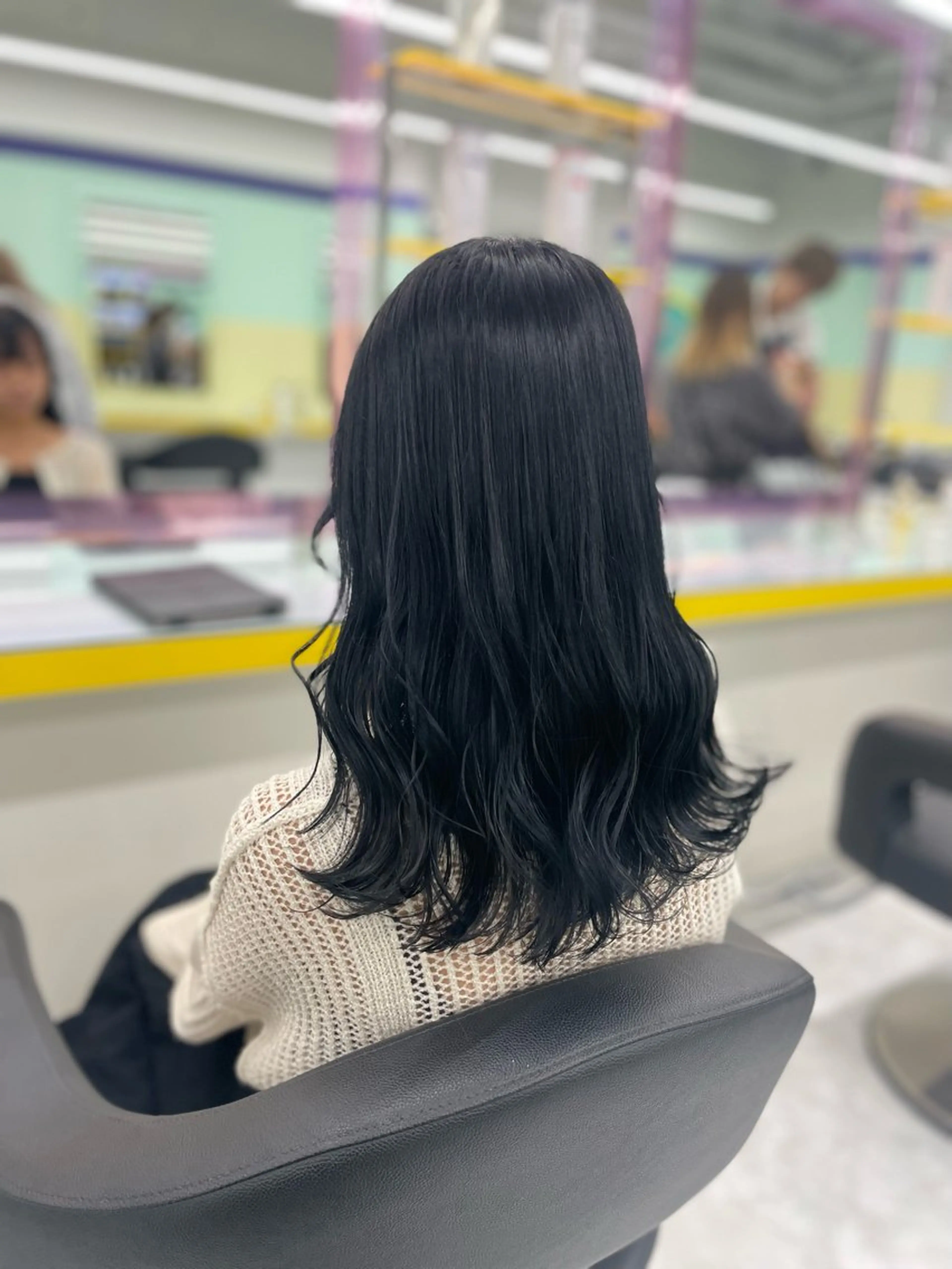 ミディアム カラー ヘアアレンジ ヘアカラー トリートメント 【透明感×トレンド】 🍃RIKU🍃のヘアスタイル