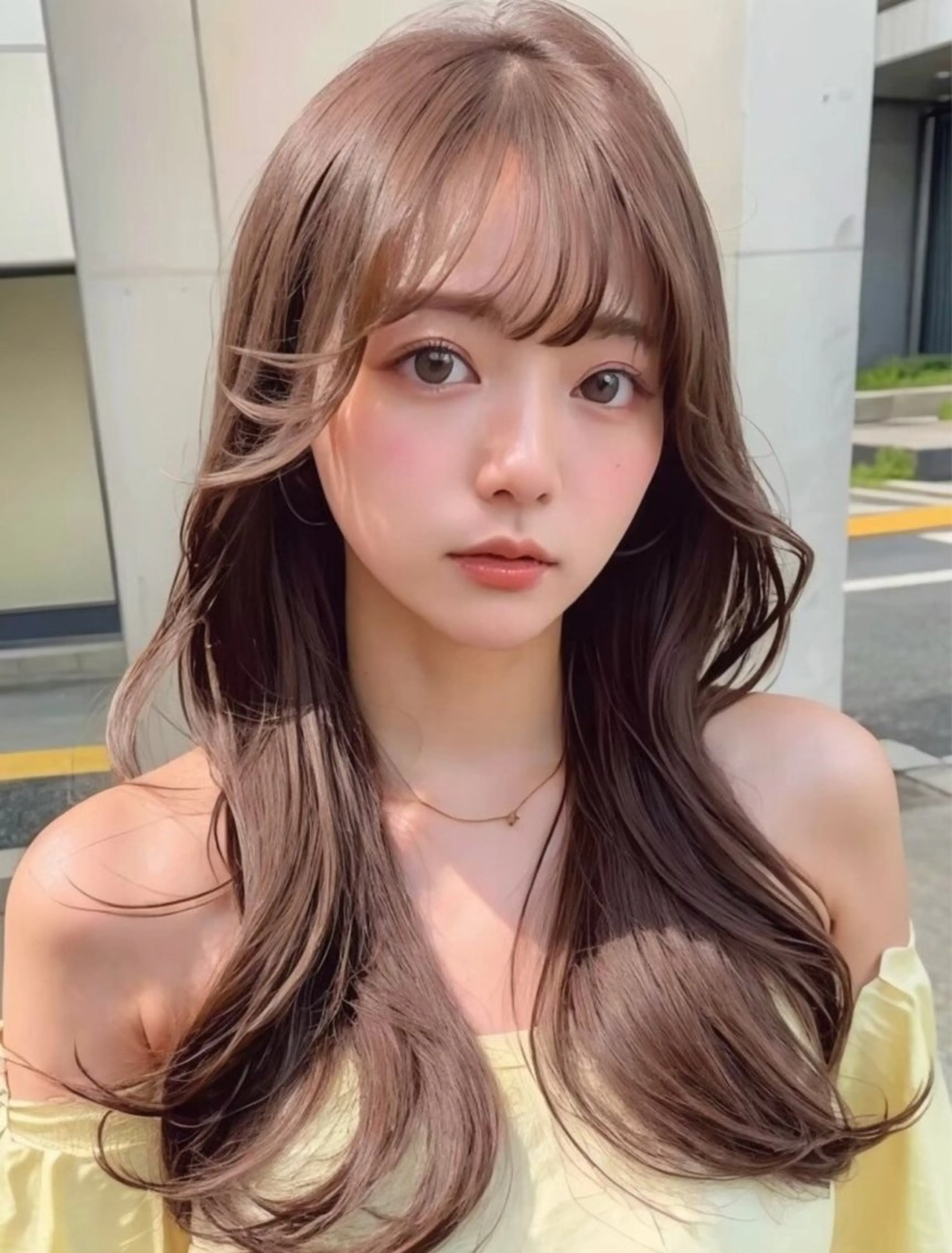 ロング カット ヘアカラー トリートメント liberte(リベルテ)所属・🤍韓国髪質改善🤍 クメユウキのヘアスタイル