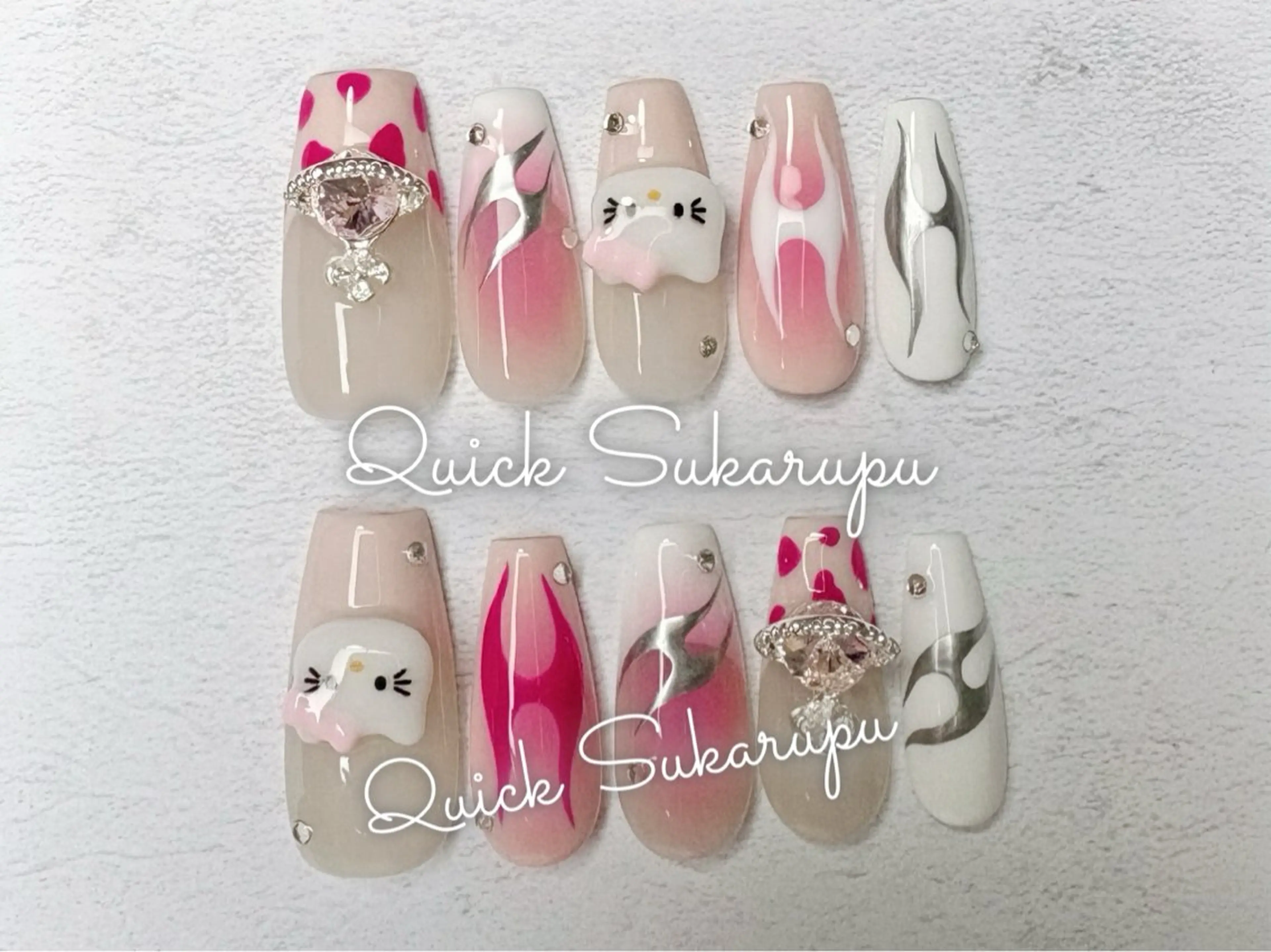 ネイル ハンドネイル Quick Sukarupu新宿のネイルデザイン