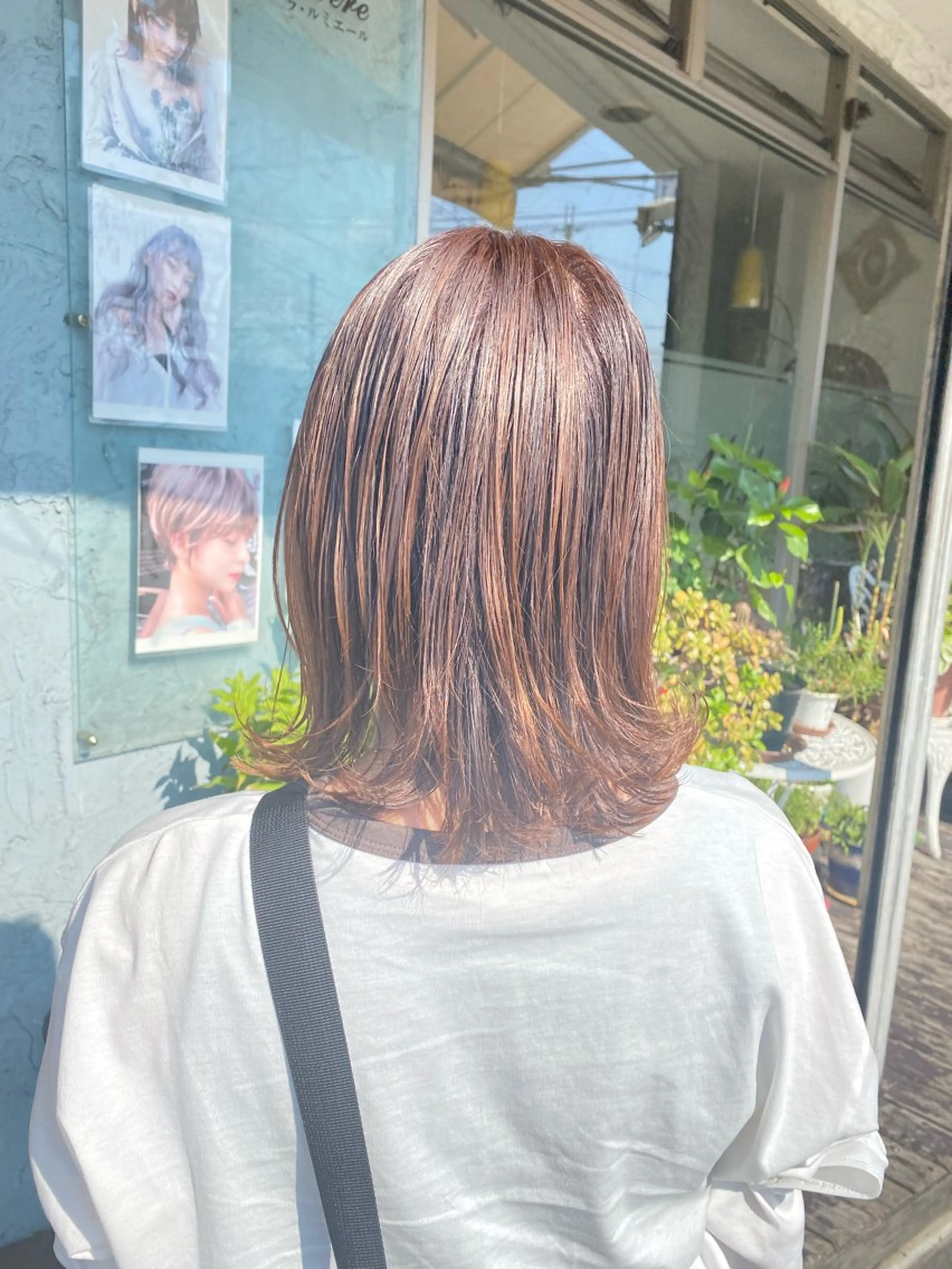 ミディアム カラー ハイライトカラー ハイライト ルミア所属・MASUMI／ 川西能勢口LUMIAのヘアスタイル