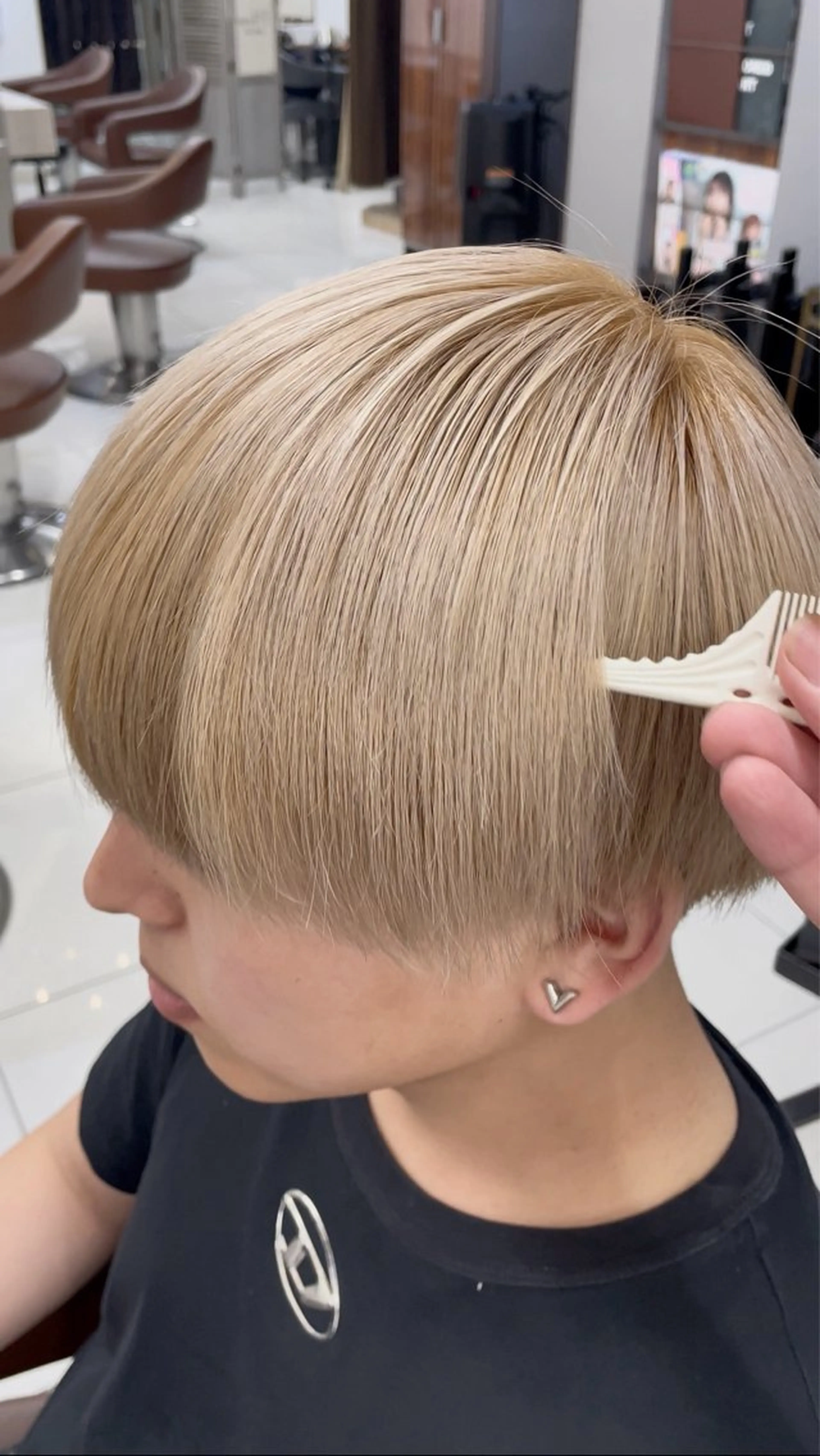 カラー メンズ 星加 理希のヘアスタイル