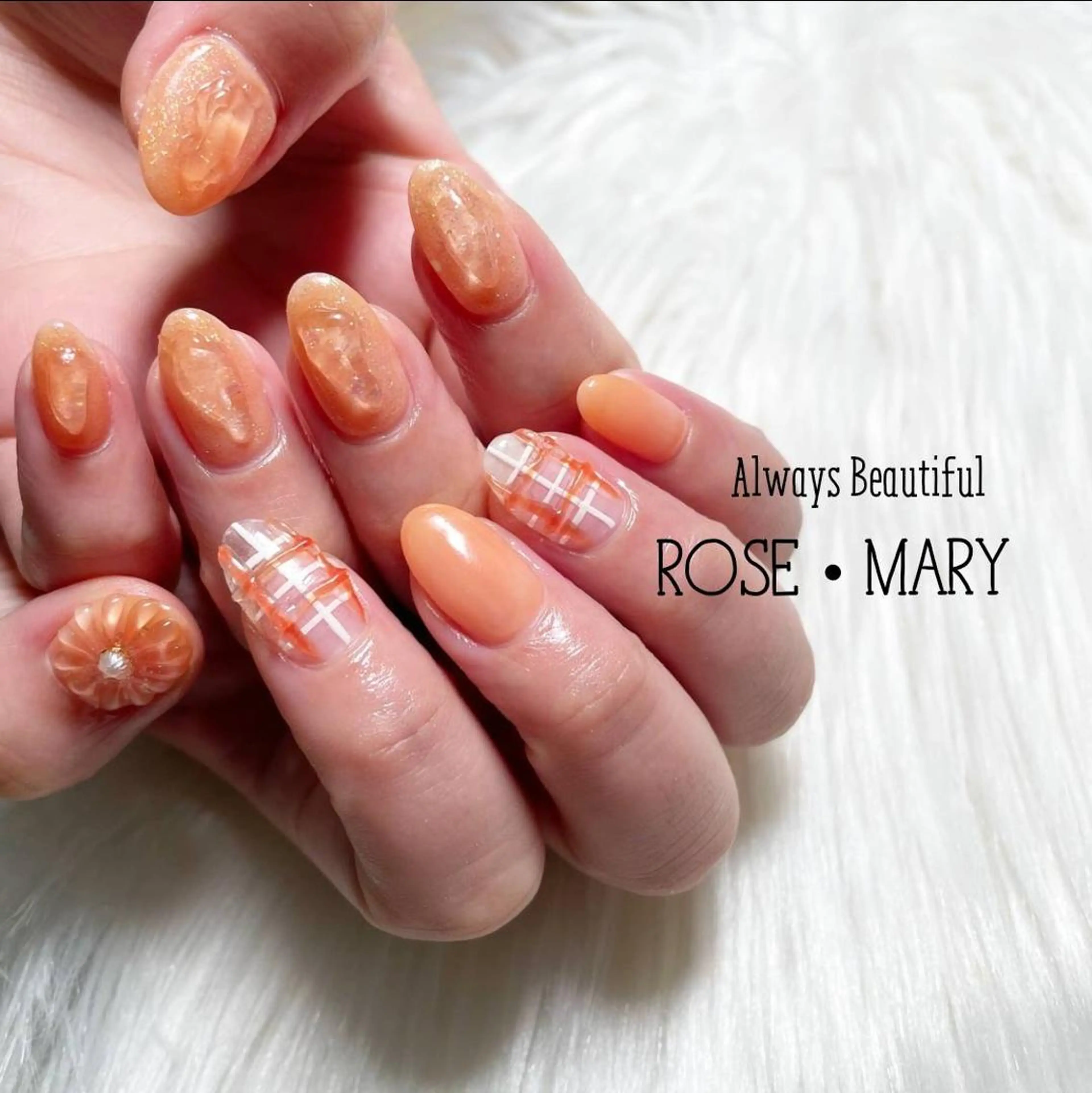 ネイル ハンドネイル ROSE・MARY 木村のネイルデザイン