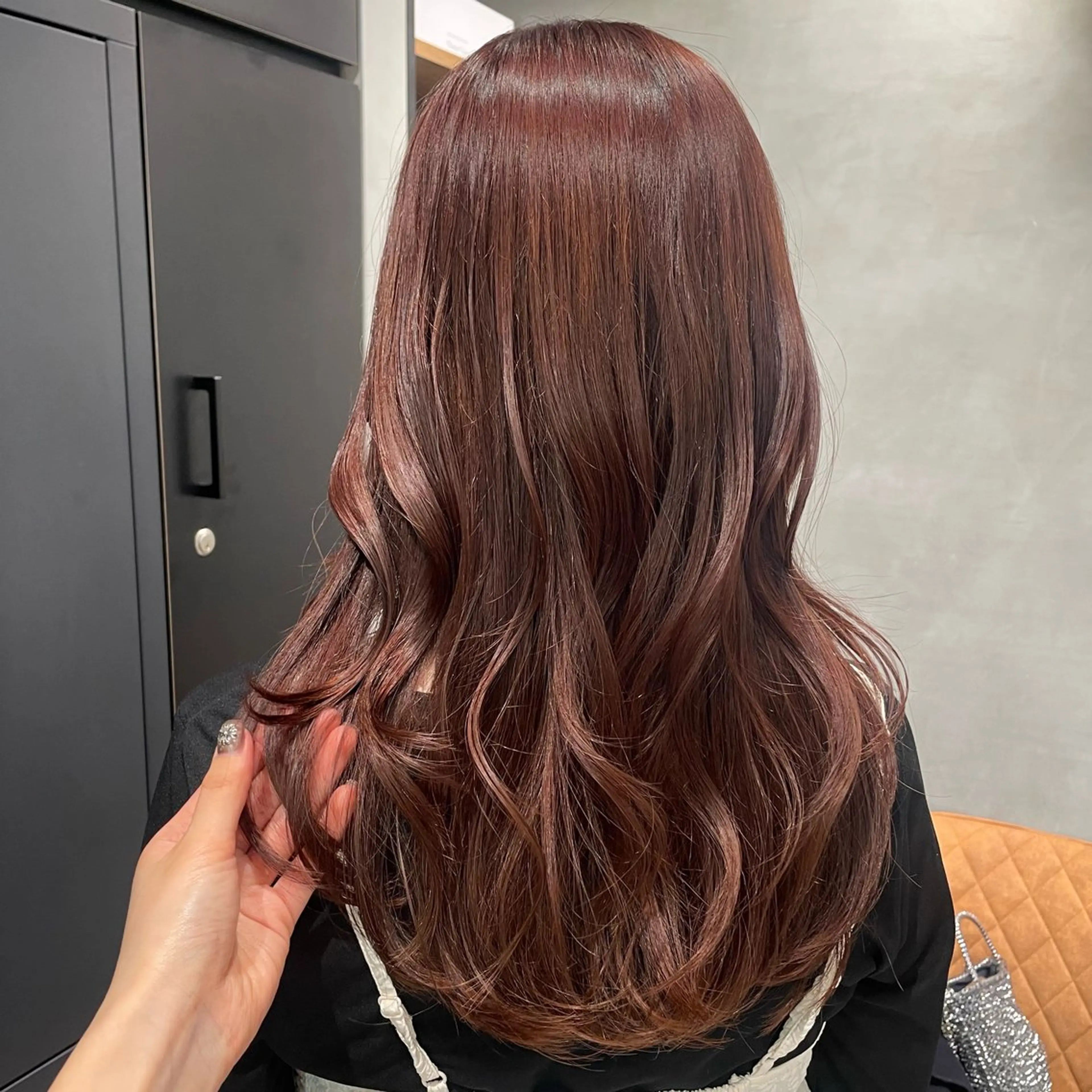 ロング カラー カット ヘアカラー トリートメント ヘッドスパ ヘアセット 暖色レイヤー 🥀REIRIのヘアスタイル
