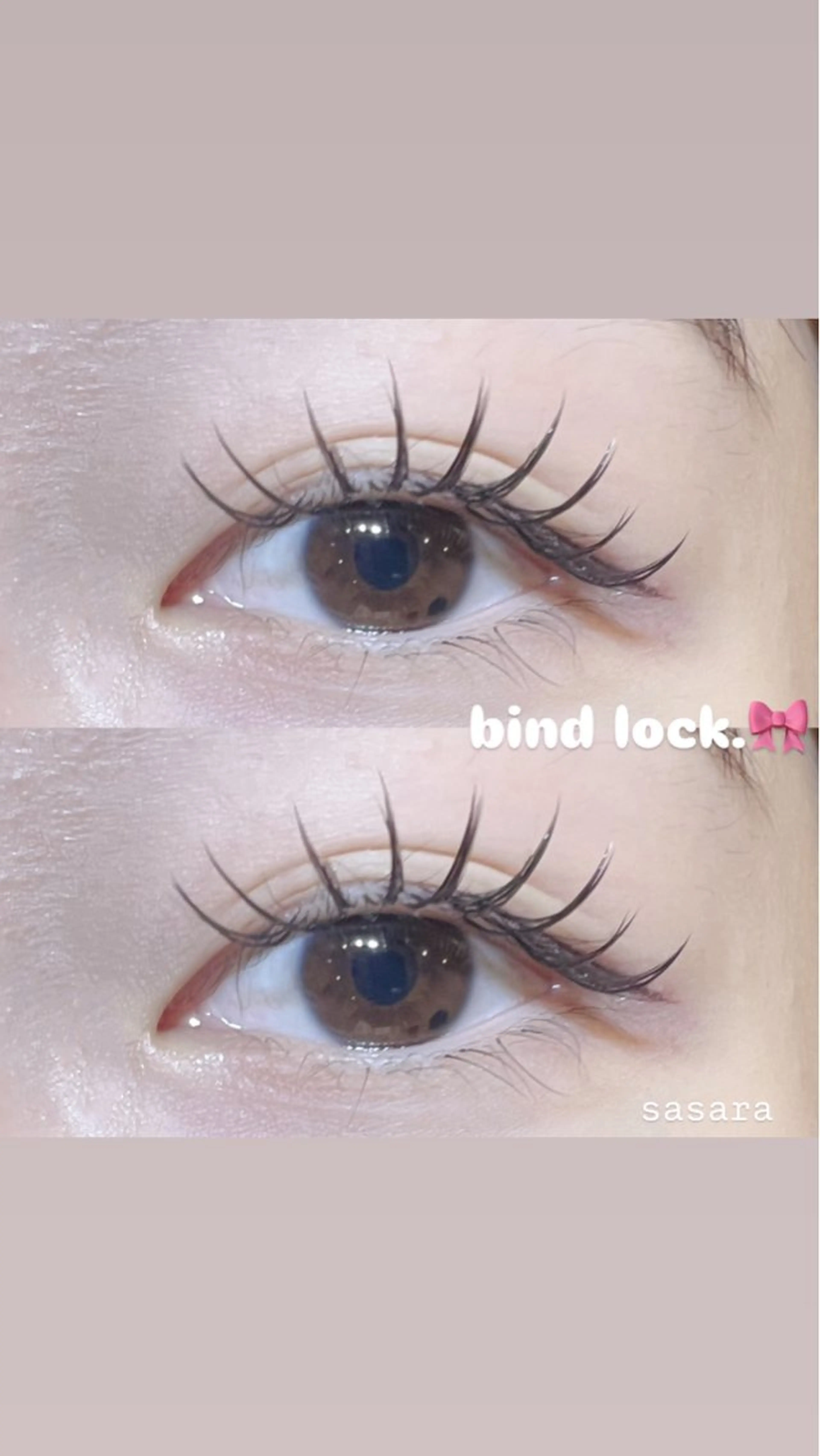 マツエク・マツパ マツエク 🍒束間まつ毛ෆ sasara🍒のマツエク・マツパデザイン