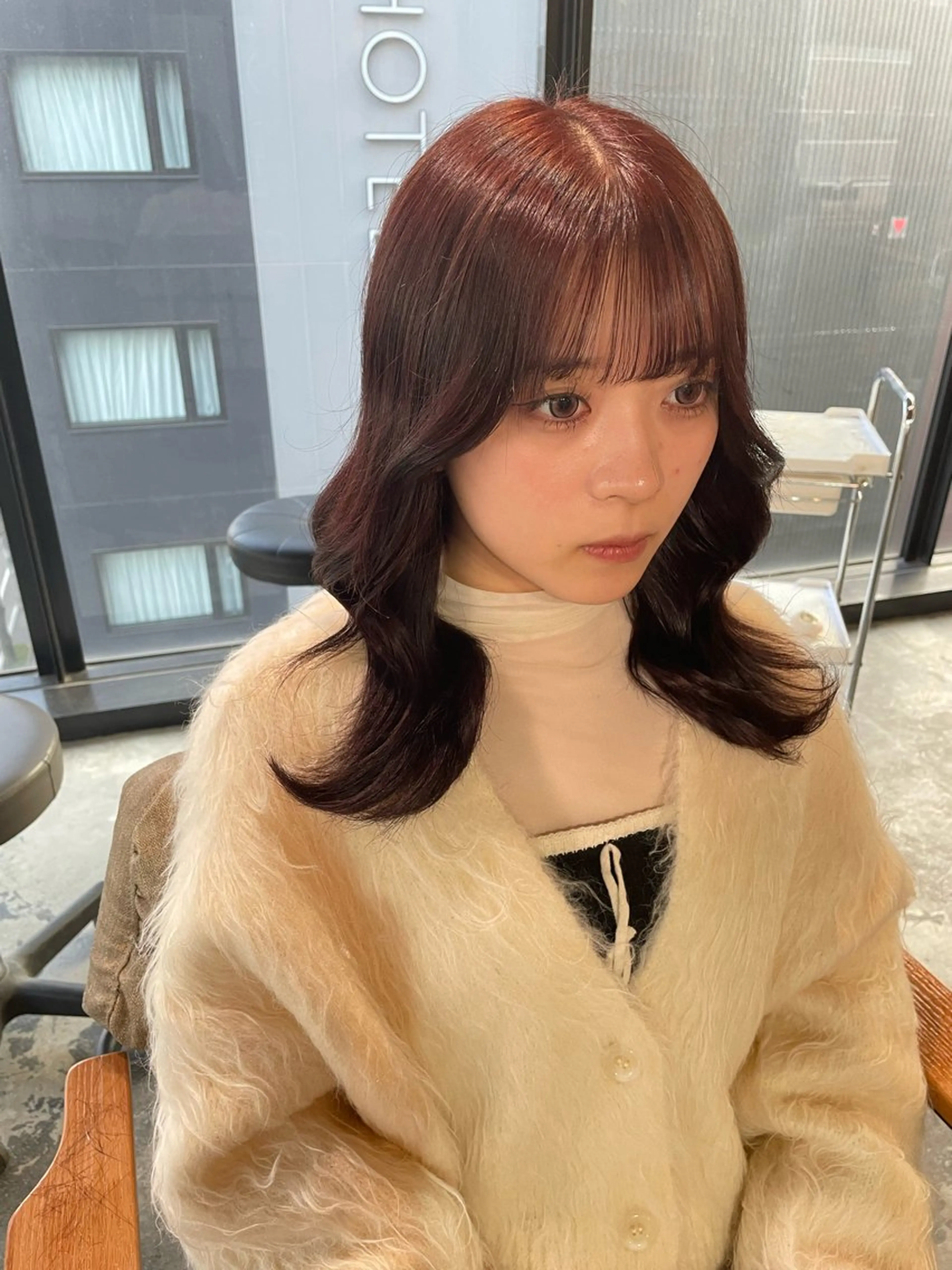 カラー La fith hair ray 札幌店所属・顔まわり/W カラー/リョウのヘアスタイル