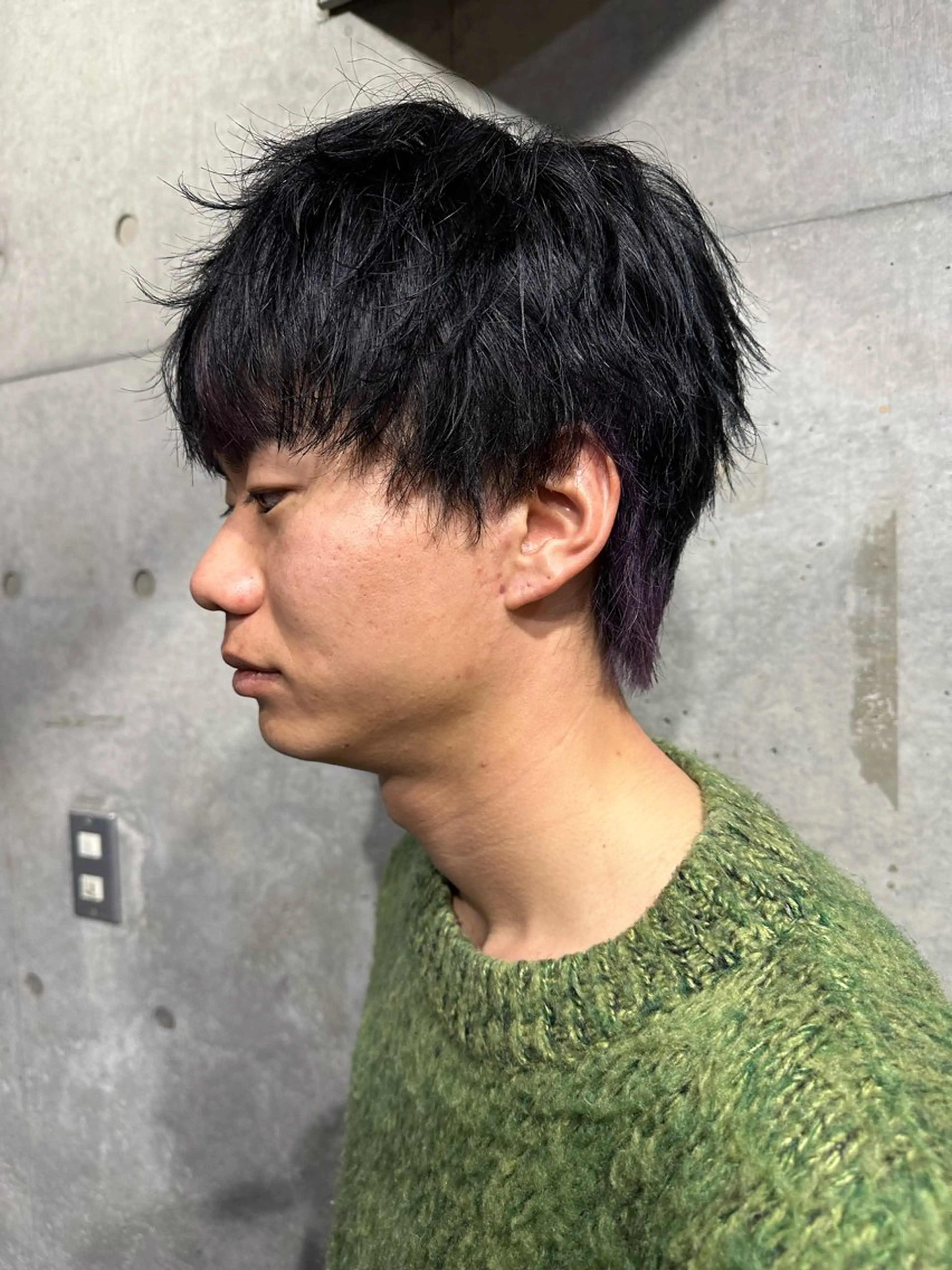 カラー メンズ メンズブリーチ メンズハイトーン メンズインナーカラー メンズ韓国風 メンズウルフカット fullbloom hair&spa所属・DAIKIベージュ 🍂レイヤーカットのヘアスタイル