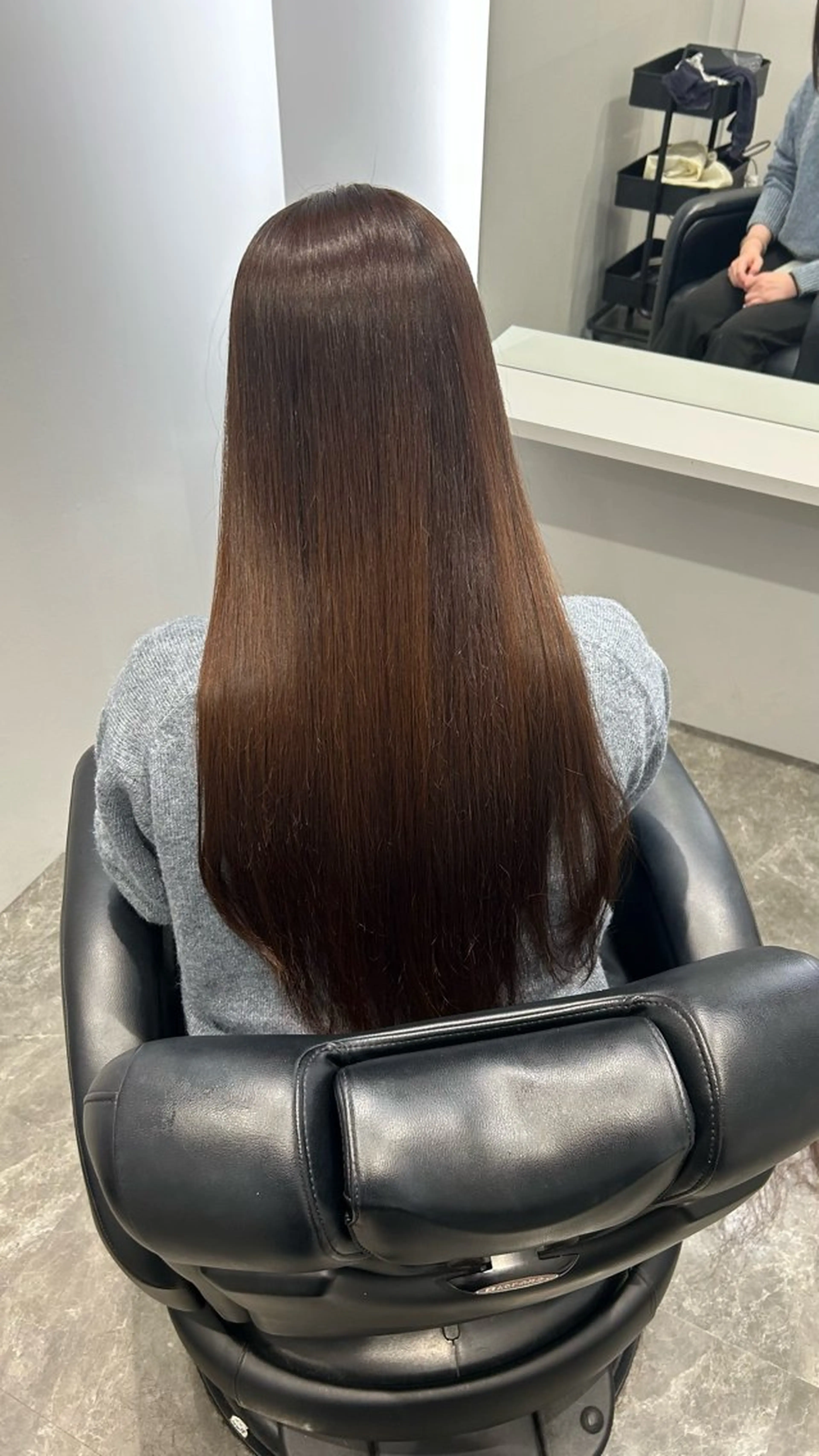 ロング カット トリートメント 艶カラー/レイ ヤー🖤Akaneのヘアスタイル