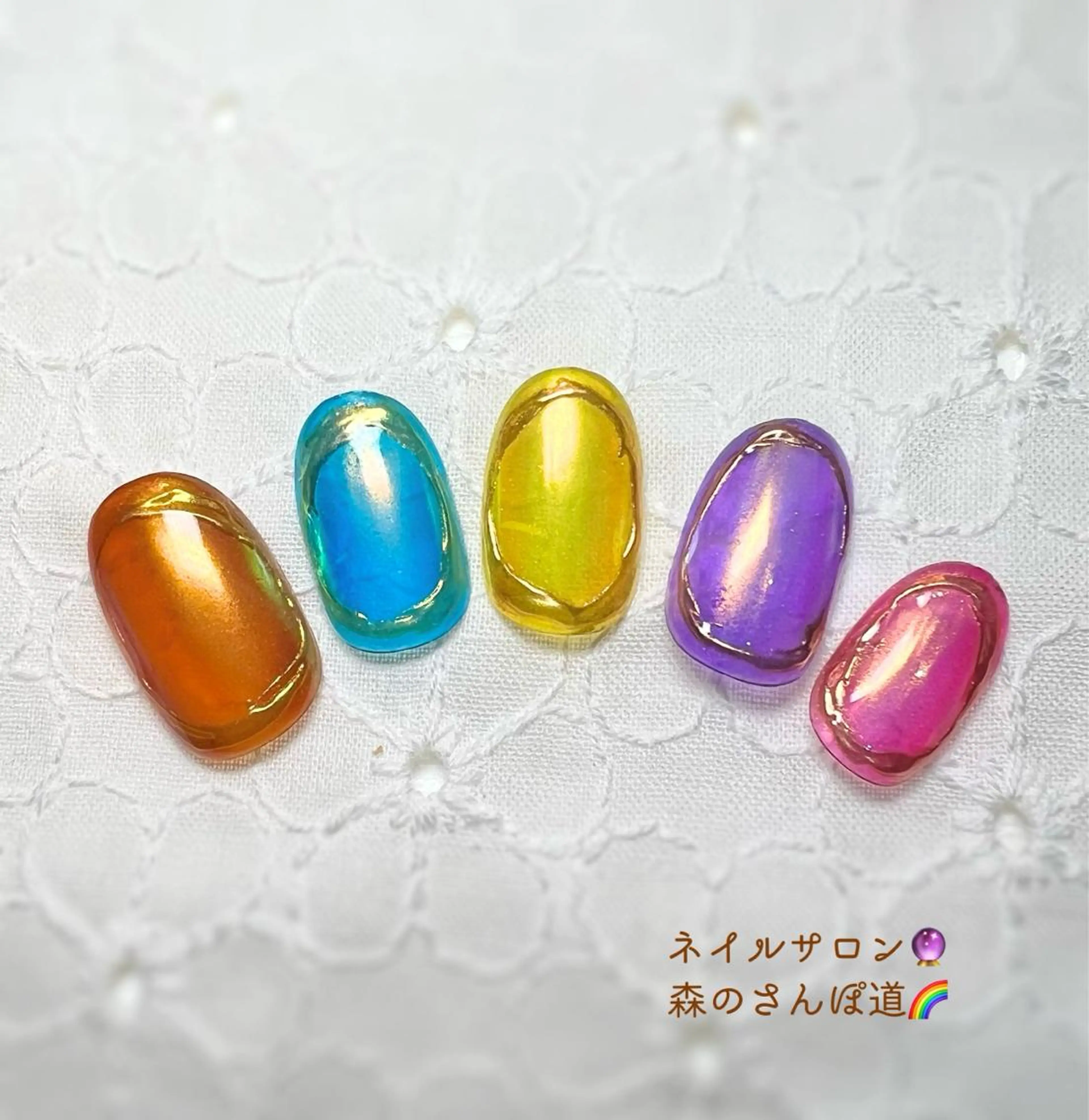 ネイル ハンドネイル 森のさんぽ道所属・ショートネイル 森のさんぽ道のネイルデザイン