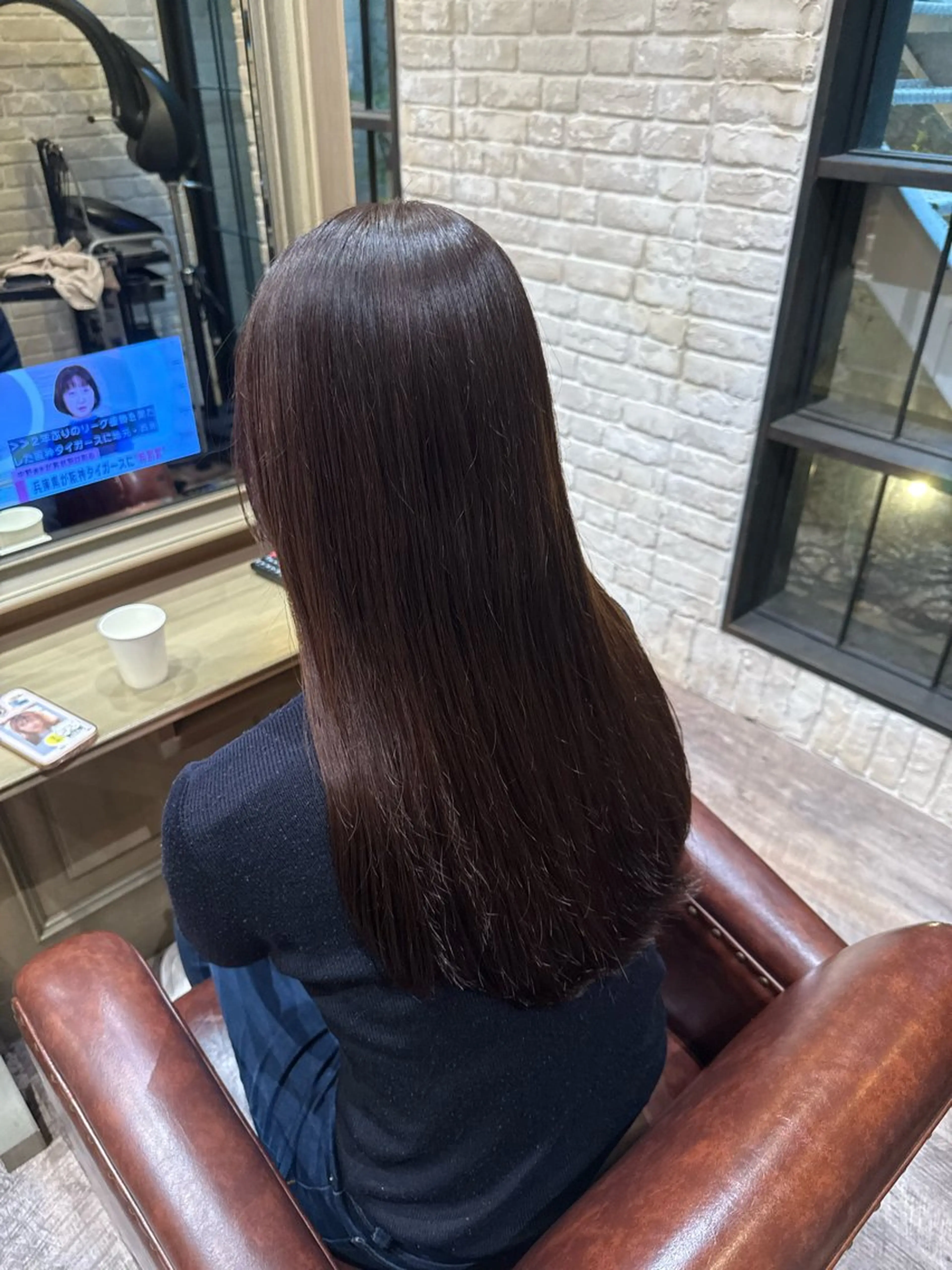 カット + 酸性ストレート + 超音波トリートメント🏖️の写真