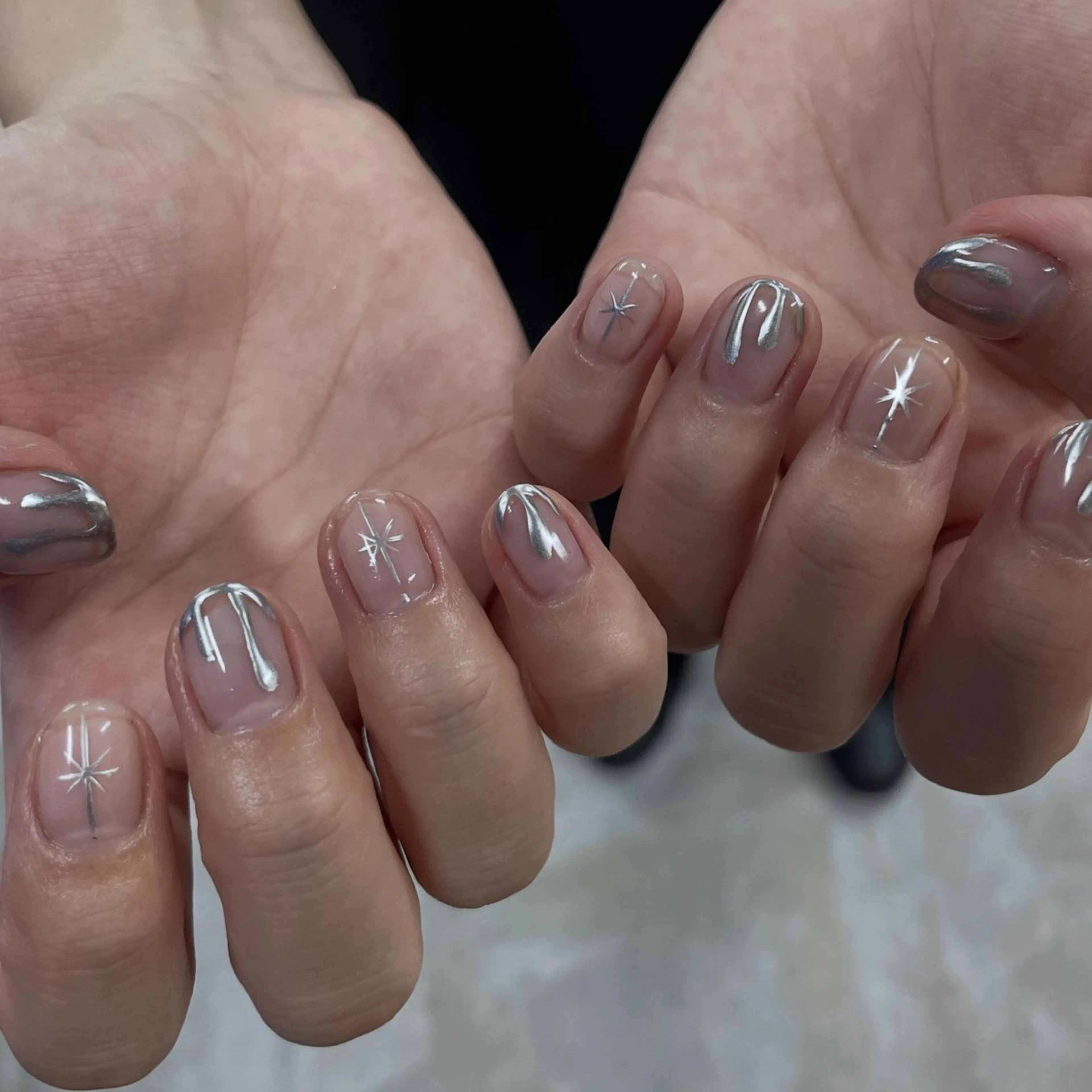 ネイル ハンドネイル ひめか🫁 推し概念・個性派のネイルデザイン