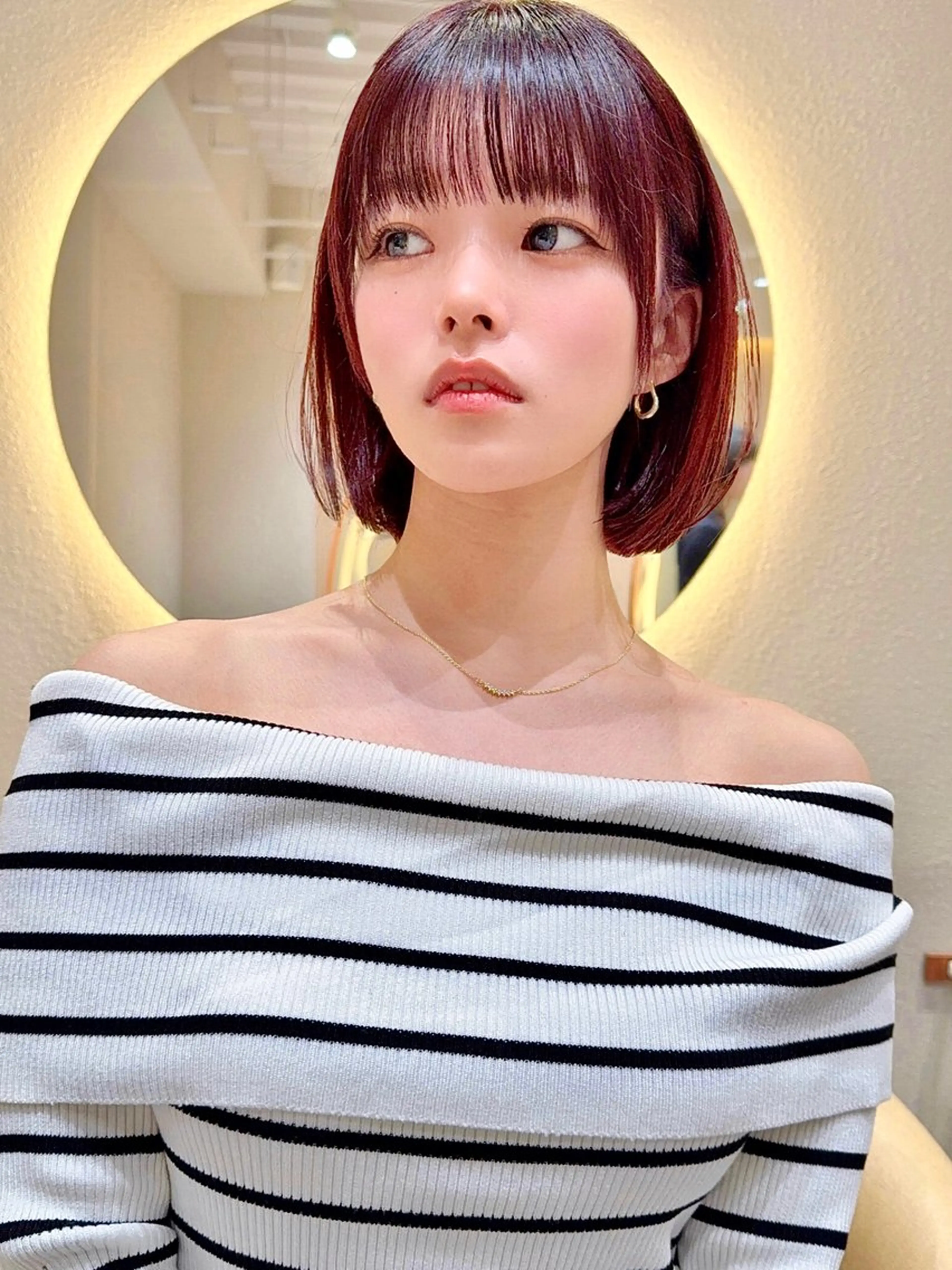 ショート カラー カット ヘアカラー トリートメント レイヤー❣️縮毛矯正 川村利幸のヘアスタイル