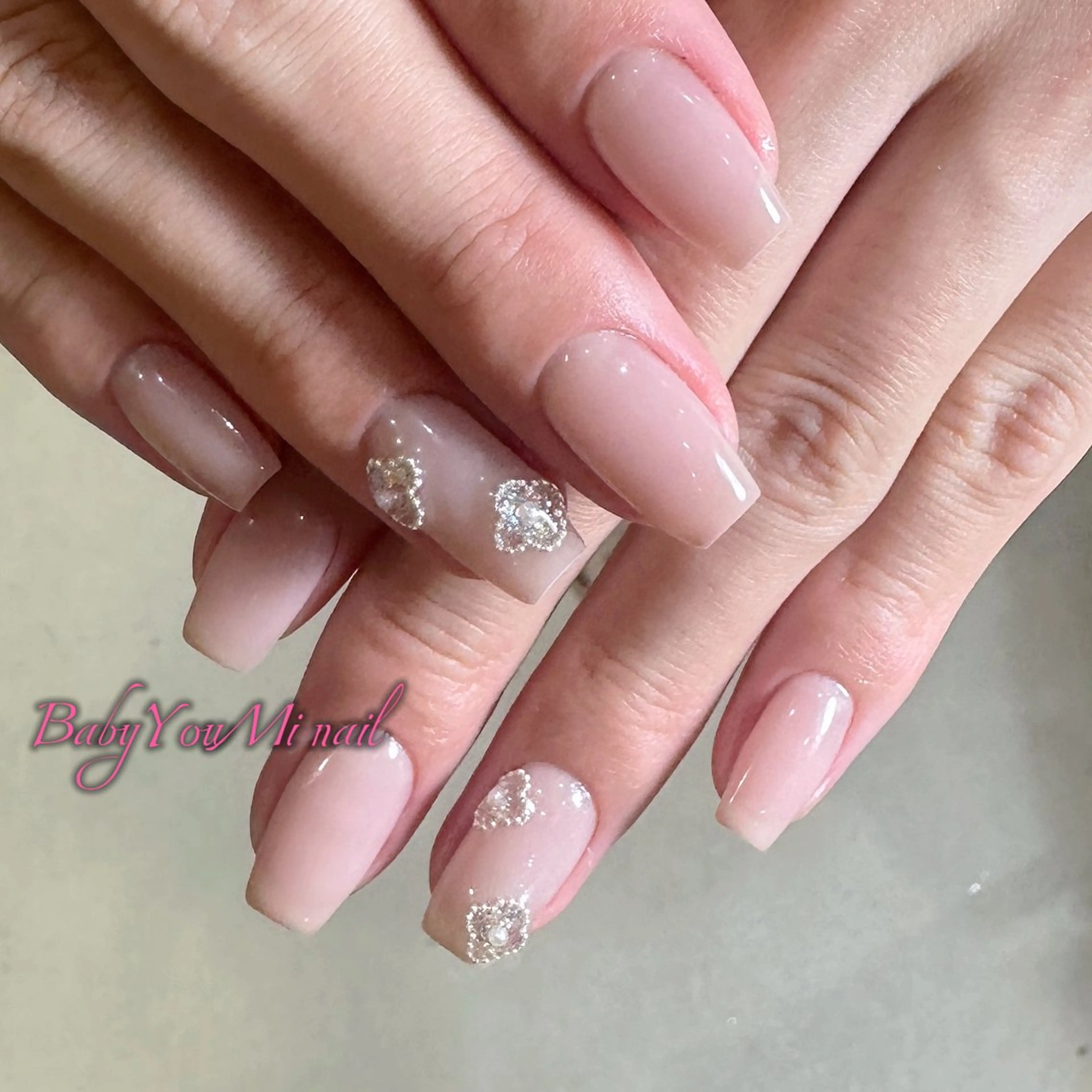 ネイル オーロラネイル 成人式 フットネイル フレンチネイル ジェルネイル ハンドネイル BabyYouMi nailのネイルデザイン