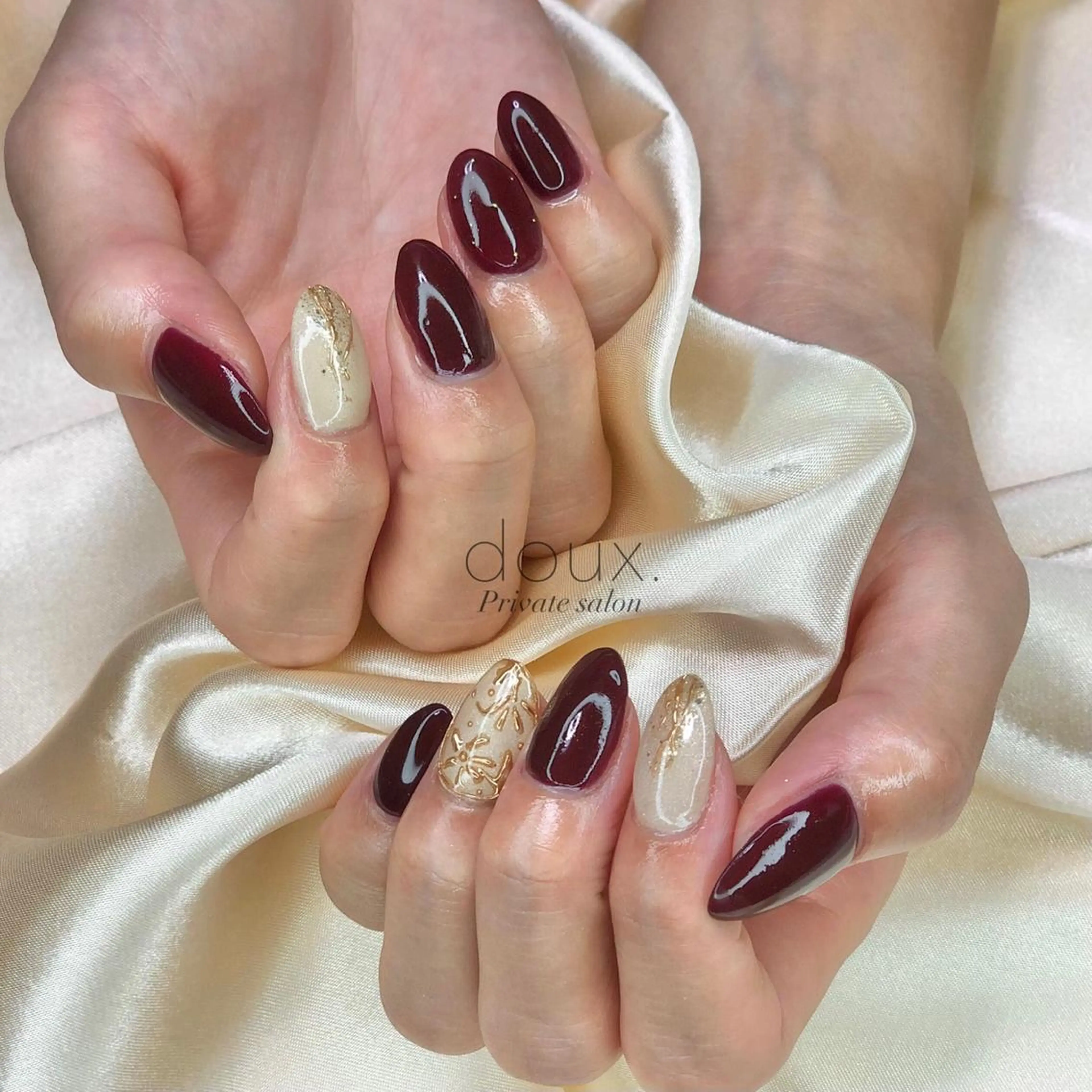 ネイル 冬ネイル doux. nailのネイルデザイン