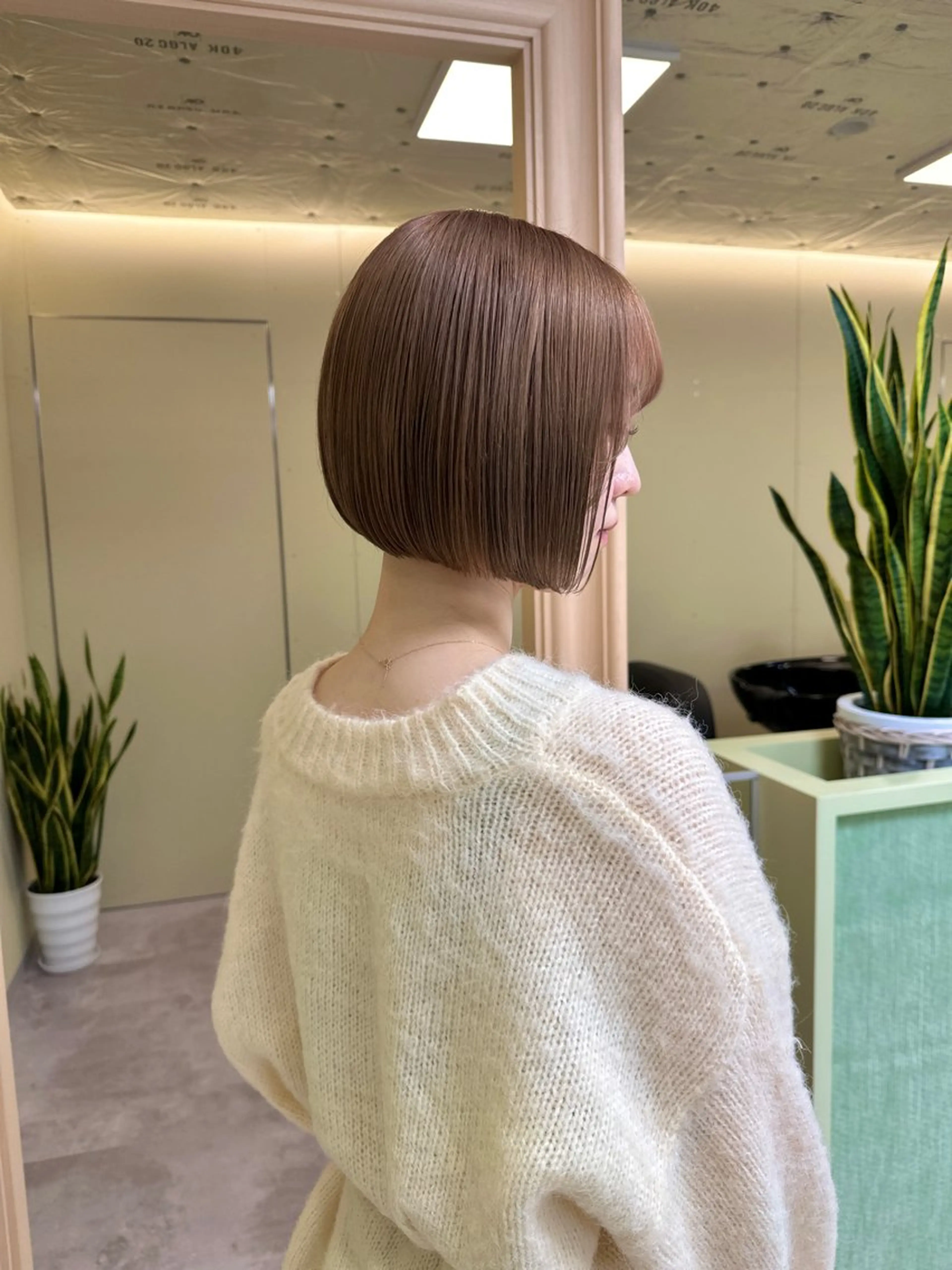 ショート カット トリートメント ボブ/ぱつっとボブ/ 谷口 海星のヘアスタイル