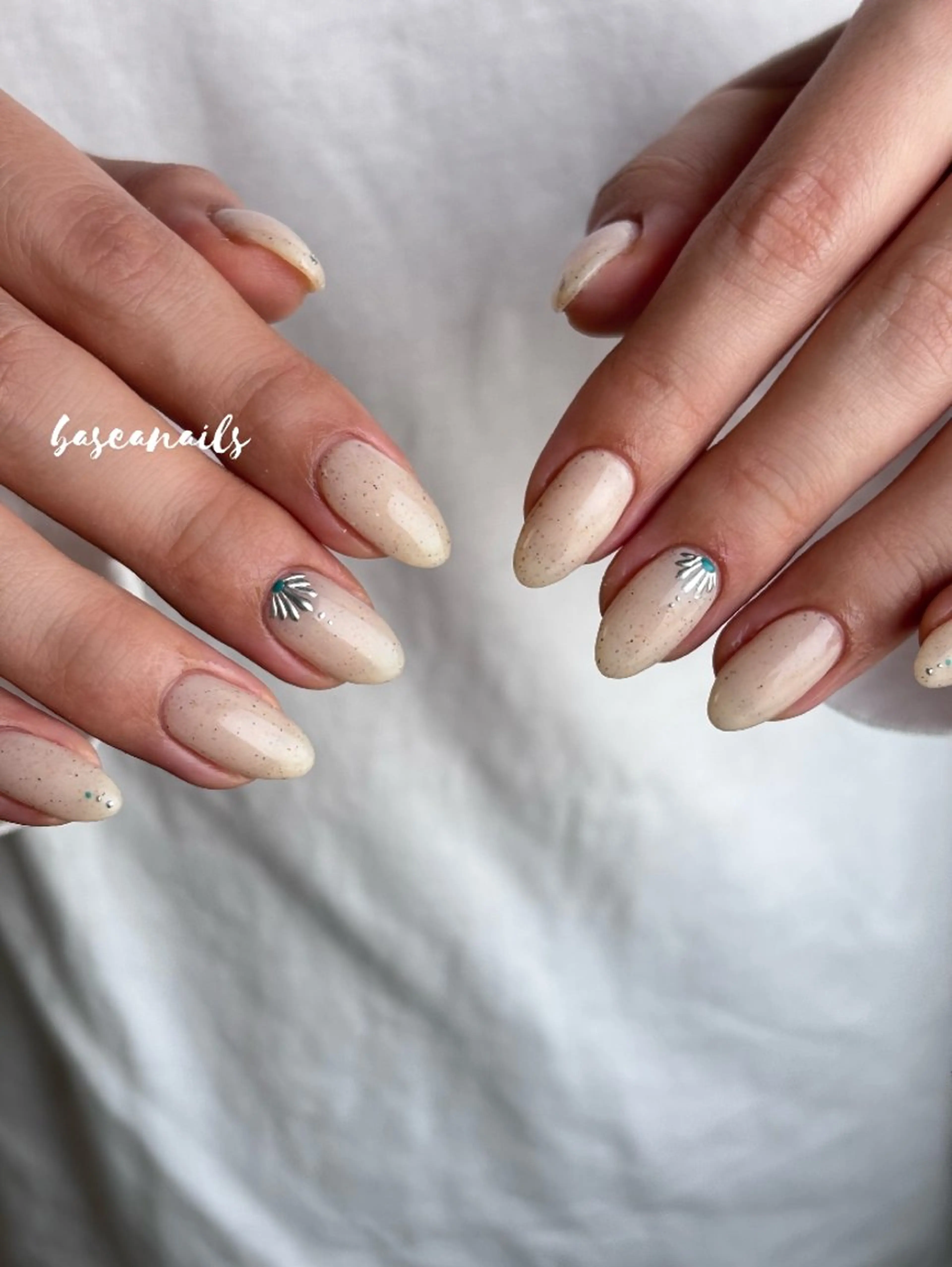 ネイル シンプルネイル ハンドネイル Basea nails所属・枚方 Basea nails Minaのネイルデザイン