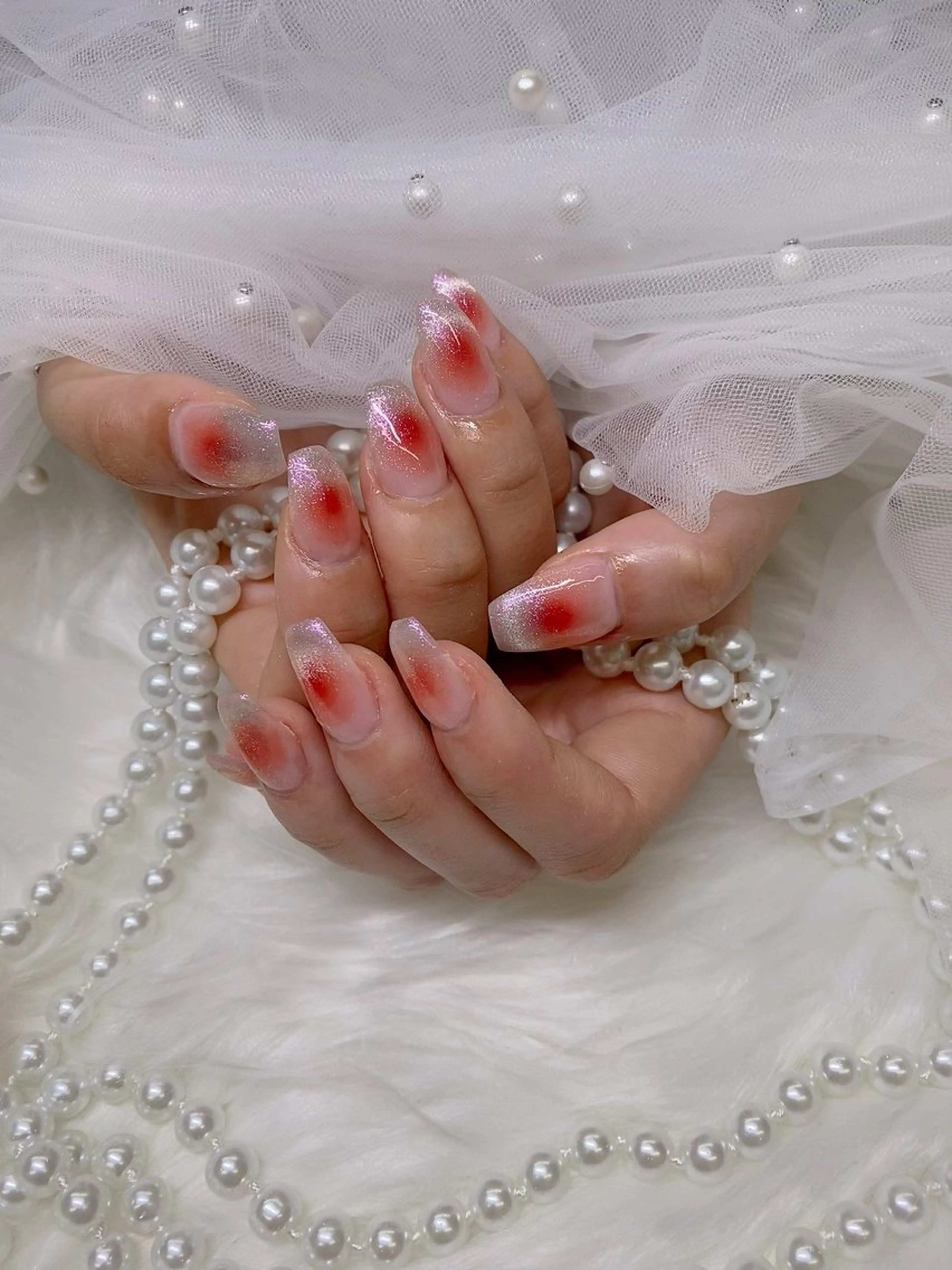 ネイル ETERNA Nail 銀座店【パラジェル/フィルイン/チップ長さだし/マグネット/ニュアンス】所属・ア カリのネイルデザイン