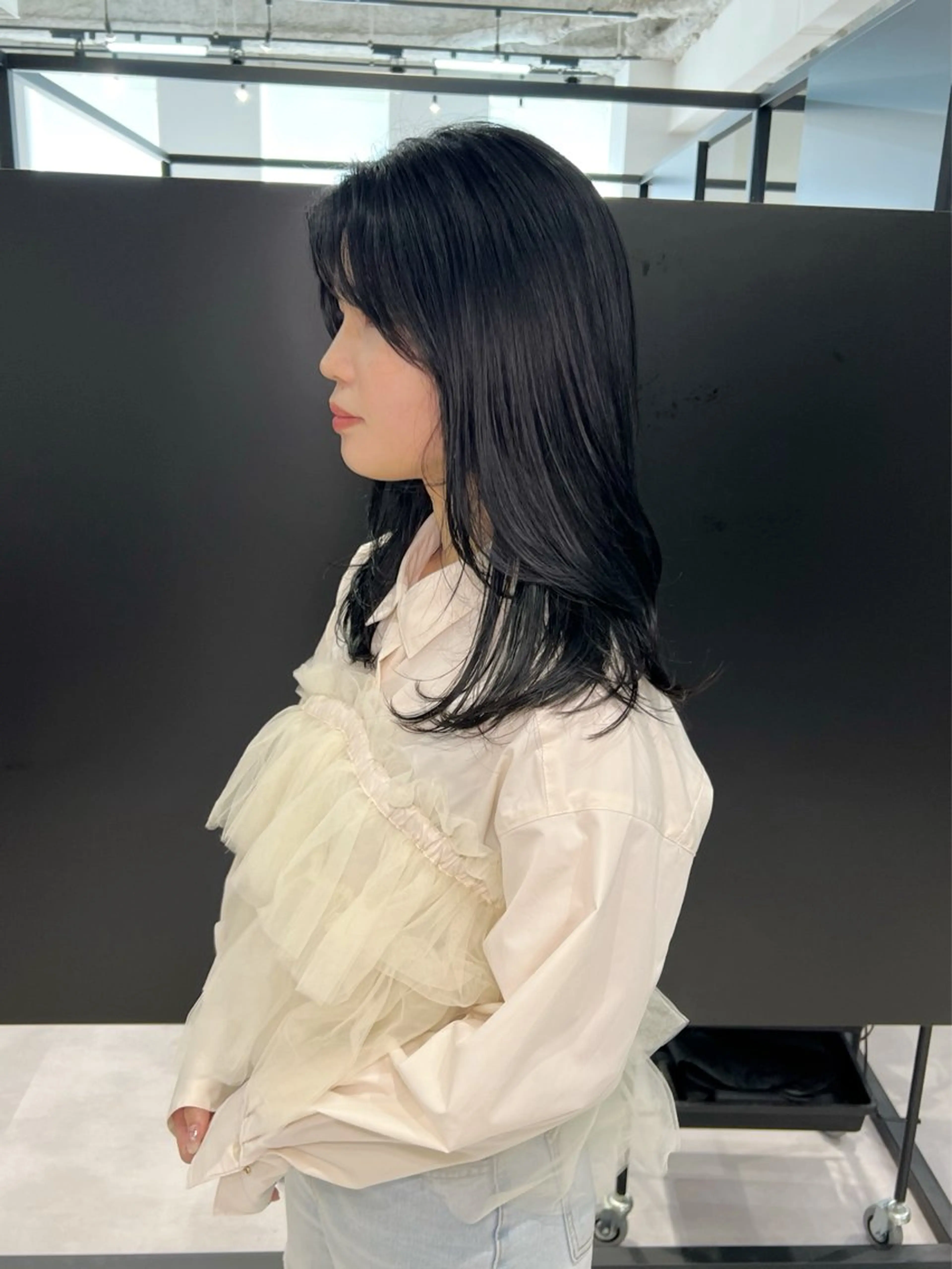 セミロング カラー カット ヘアカラー トリートメント kimika🥑 メンズ/髪質改善のヘアスタイル