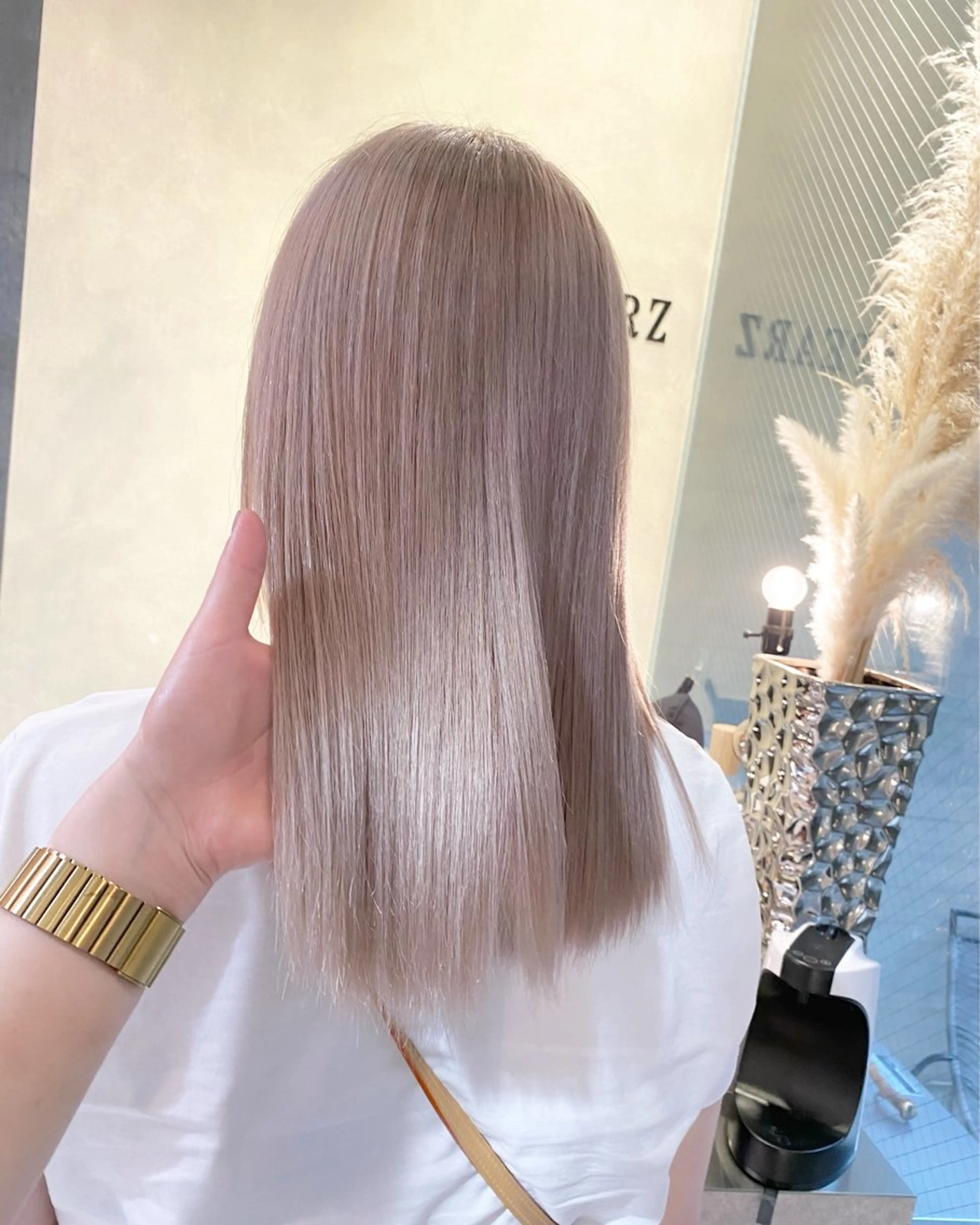 ミディアム カラー 平成ギャル×韓国 mix💖MIKUのヘアスタイル