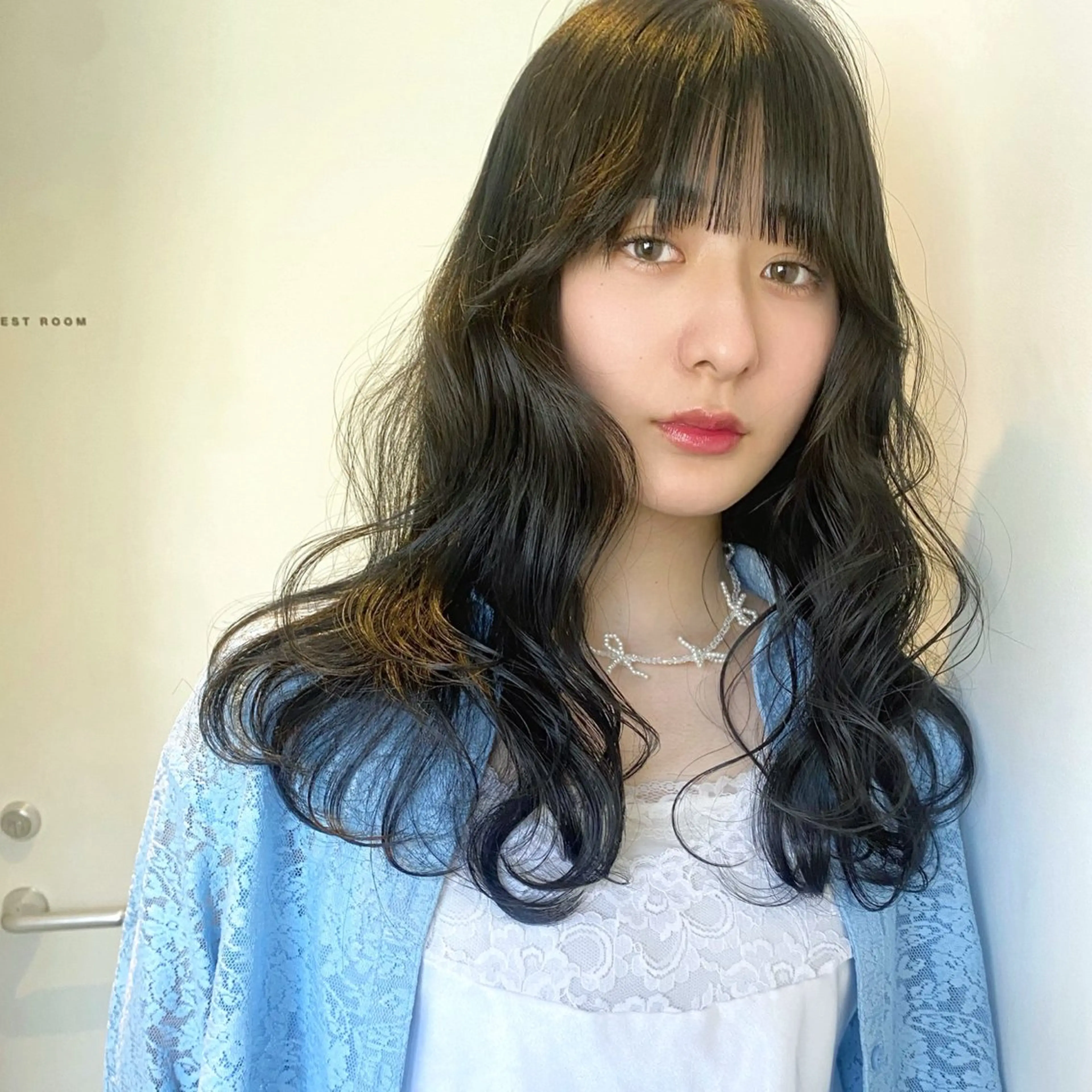 ロング カラー ベージュカラー ブリーチ 透明感カラー ダブルカラー ブリーチなしカラー カット ヘアカラー mizuki/ピンク ベージュ.レイヤーのヘアスタイル