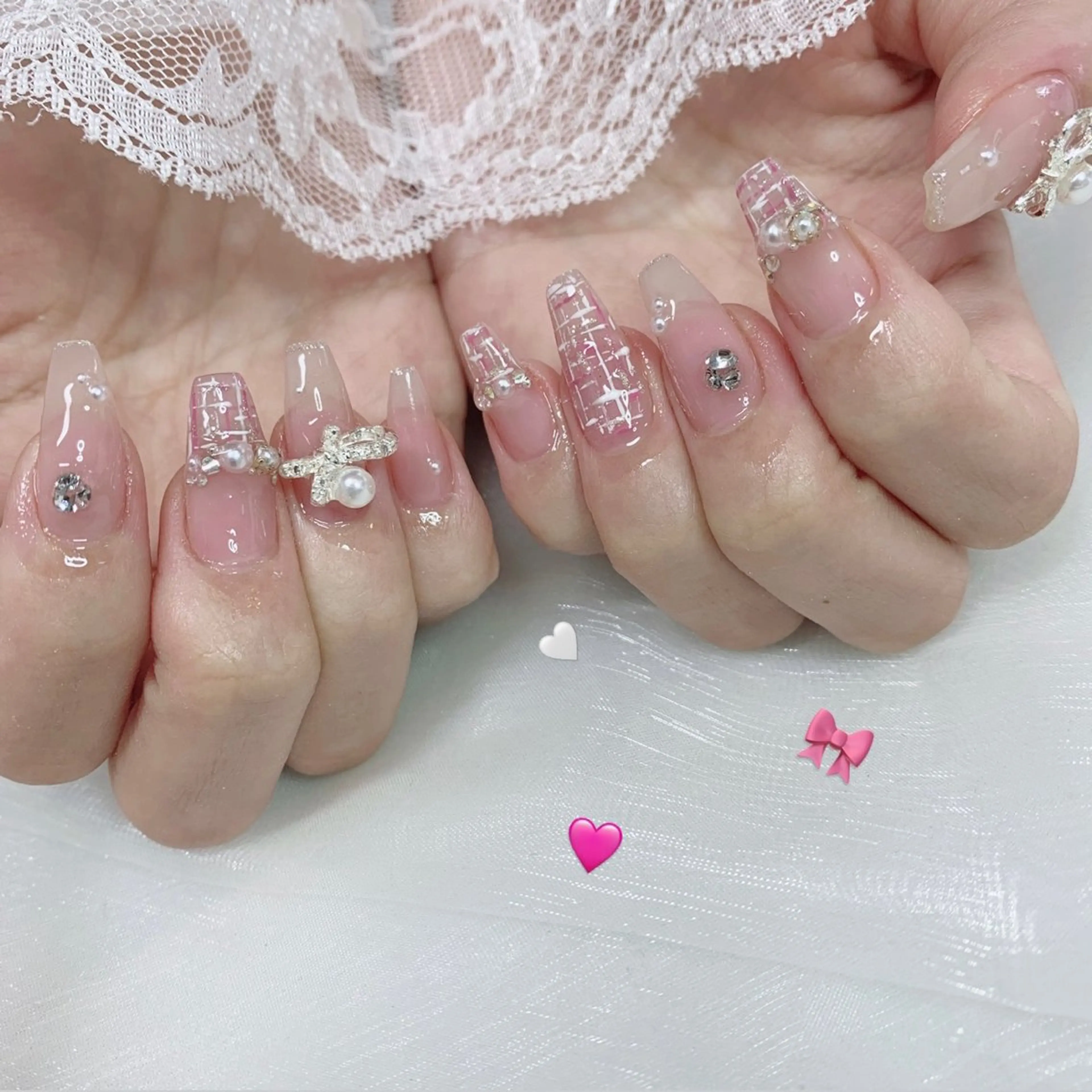 ネイル ハンドネイル La neige* yuki 🥯🍑のネイルデザイン