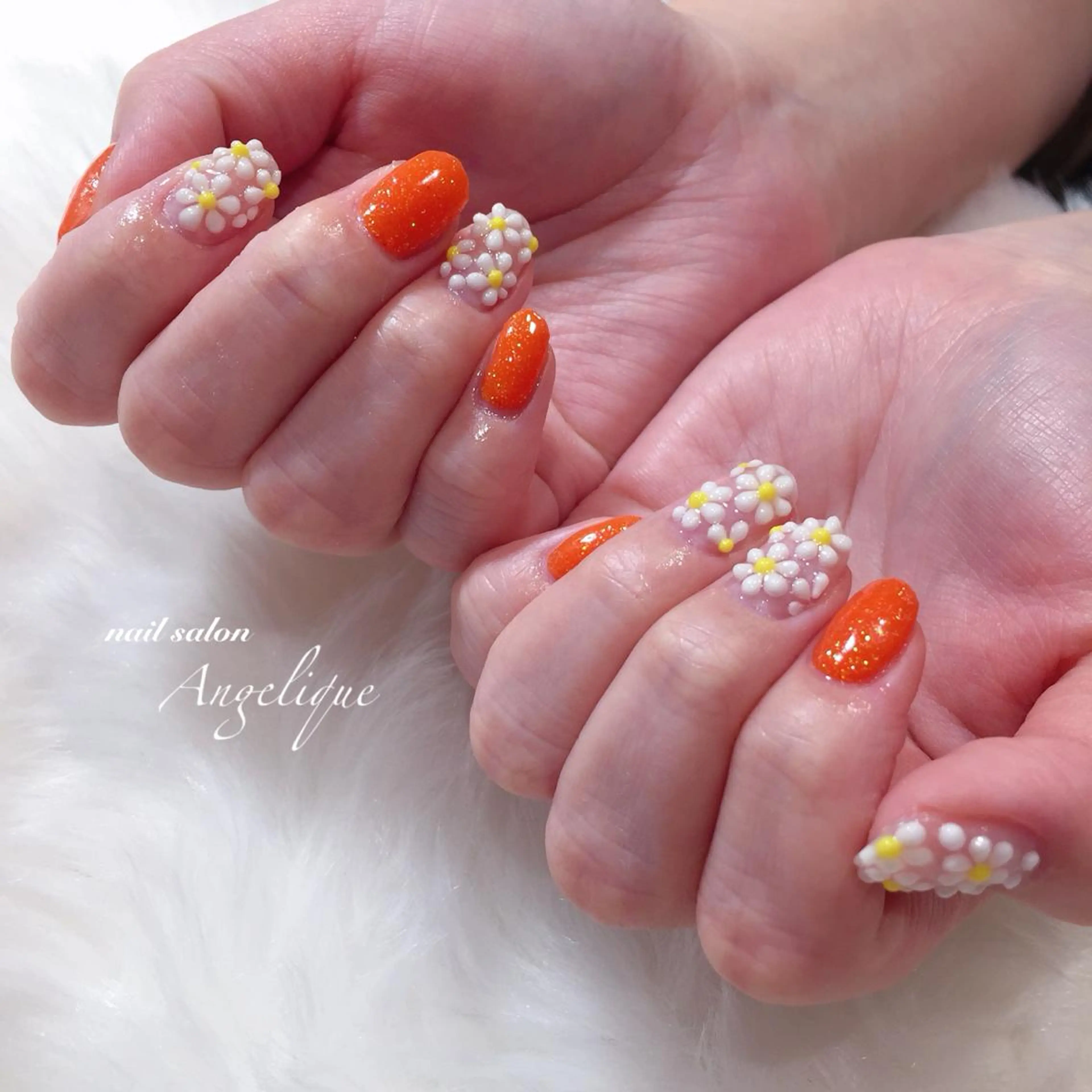 ショート ネイル アートネイル 春ネイル Angelique所属・Nail salon Angeliqueのネイルデザイン