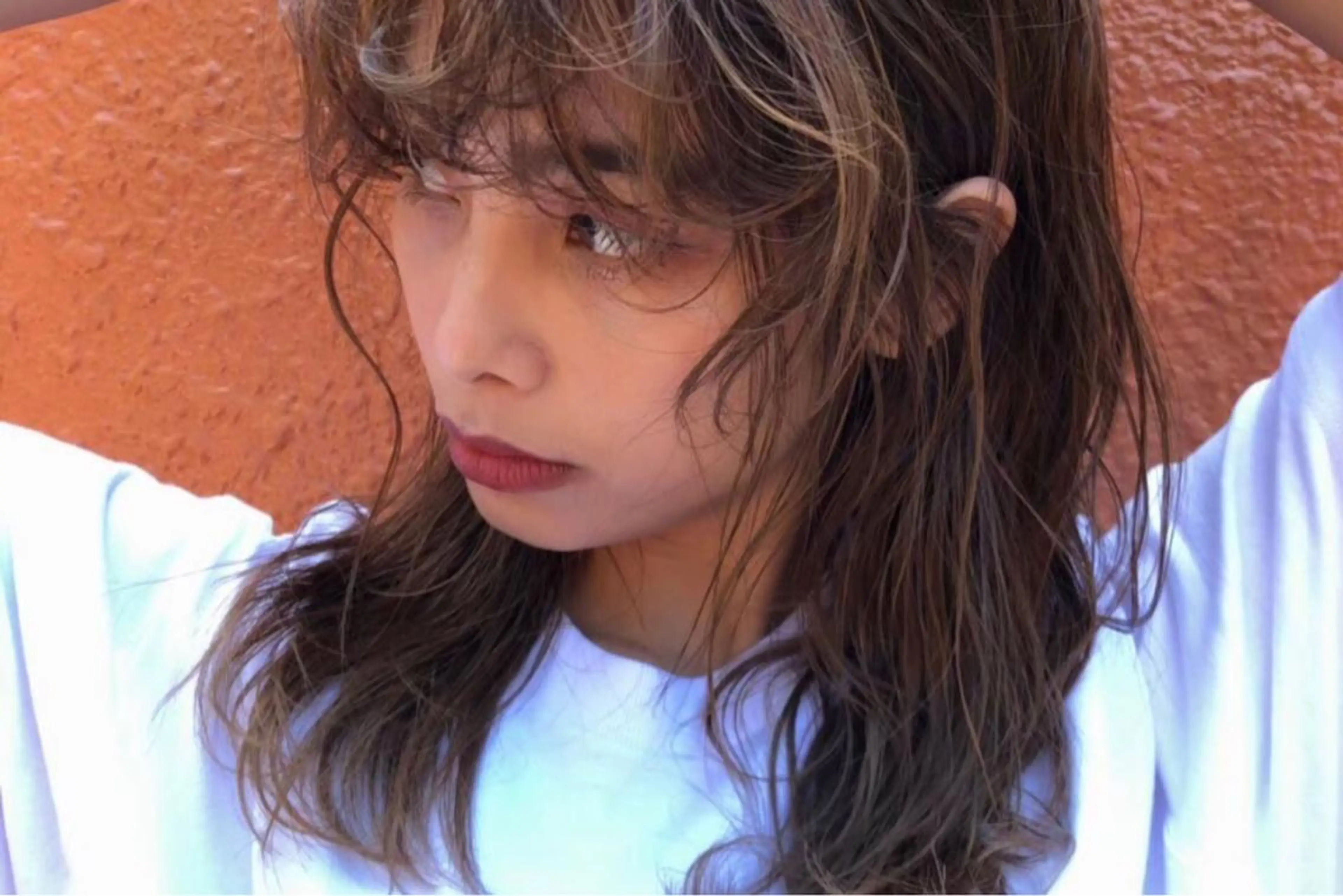 セミロング カラー パーマ O/ODER (official)のヘアスタイル