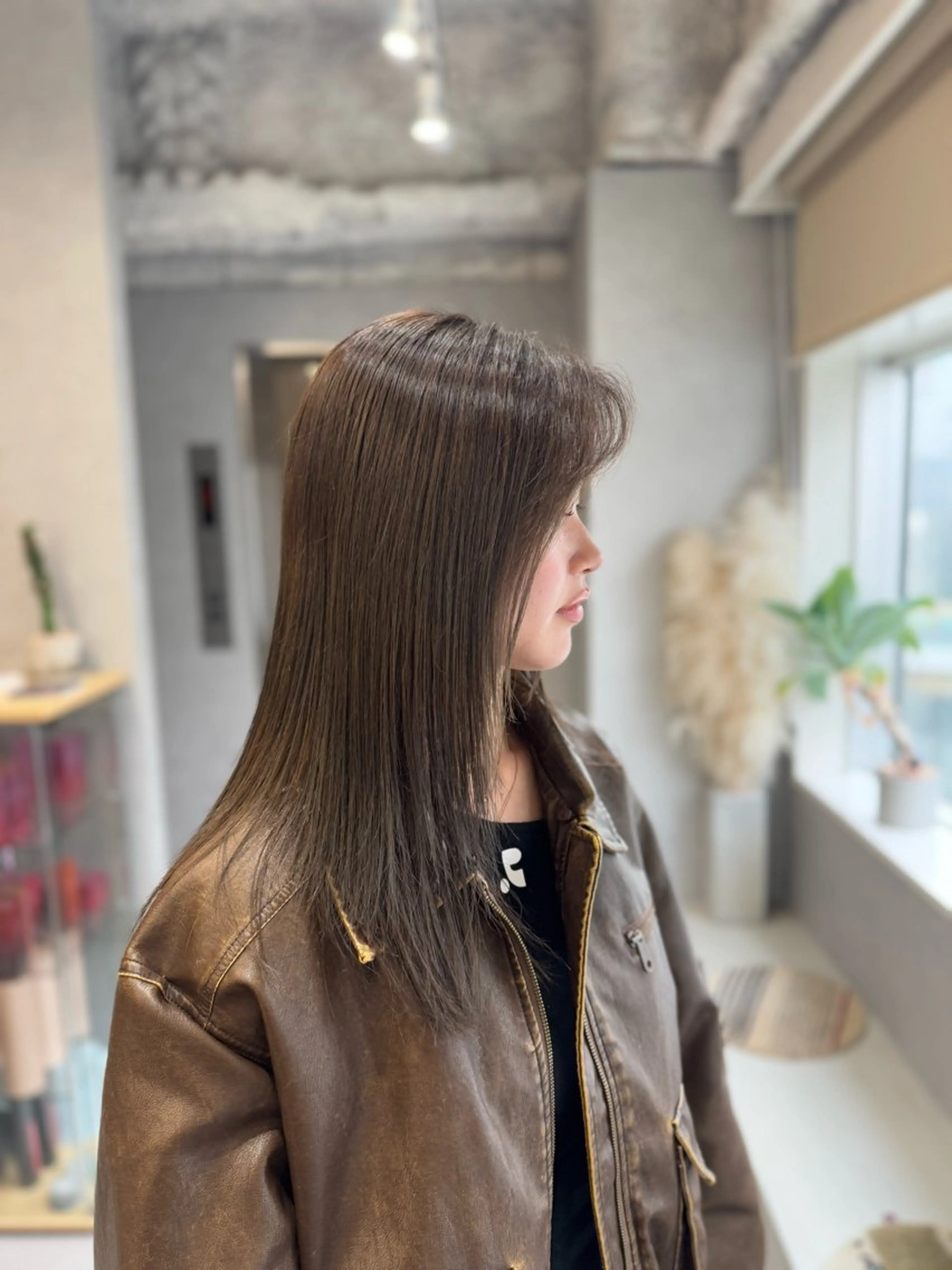 カラー グレージュ オリーブカラー オリーブグレージュ オリーブグレー 髪質改善 NAO/ 髪質改善/艶カラーのヘアスタイル