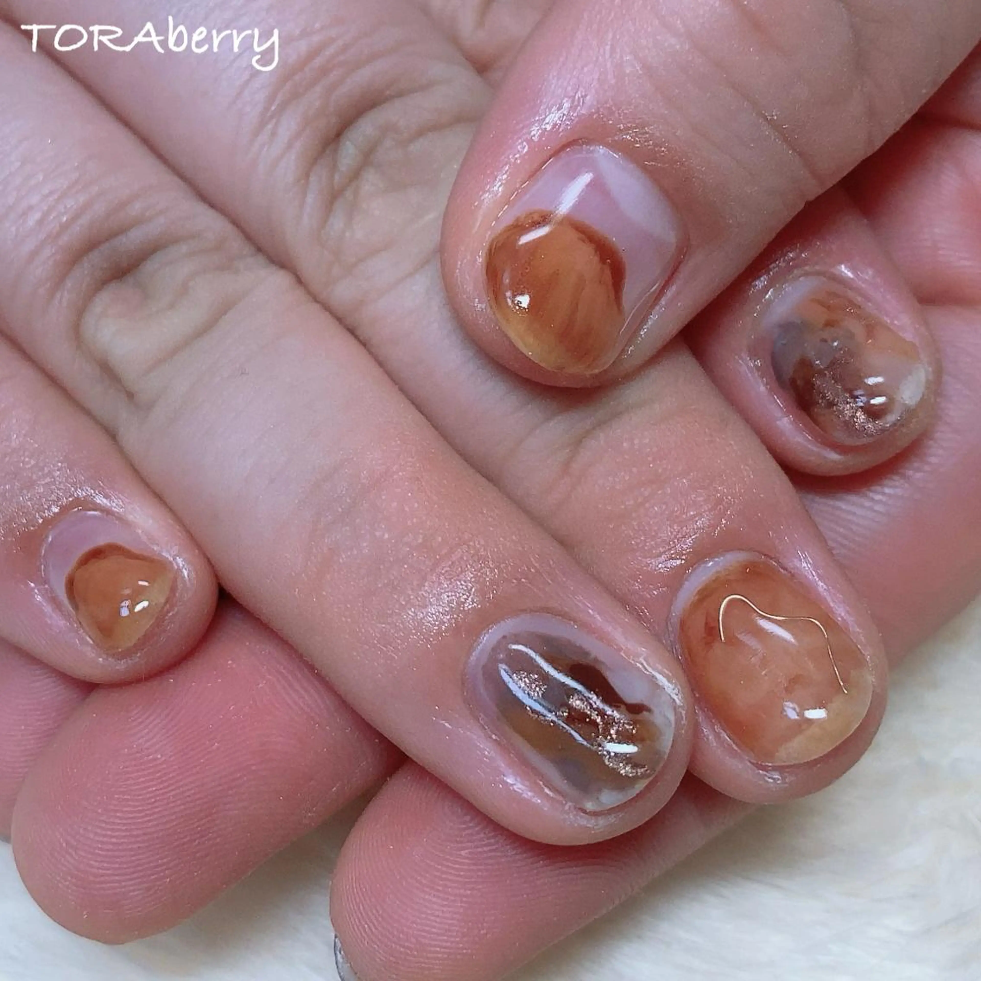 ネイル ニュアンスネイル ハンドネイル ネイリスト なつみのネイルデザイン