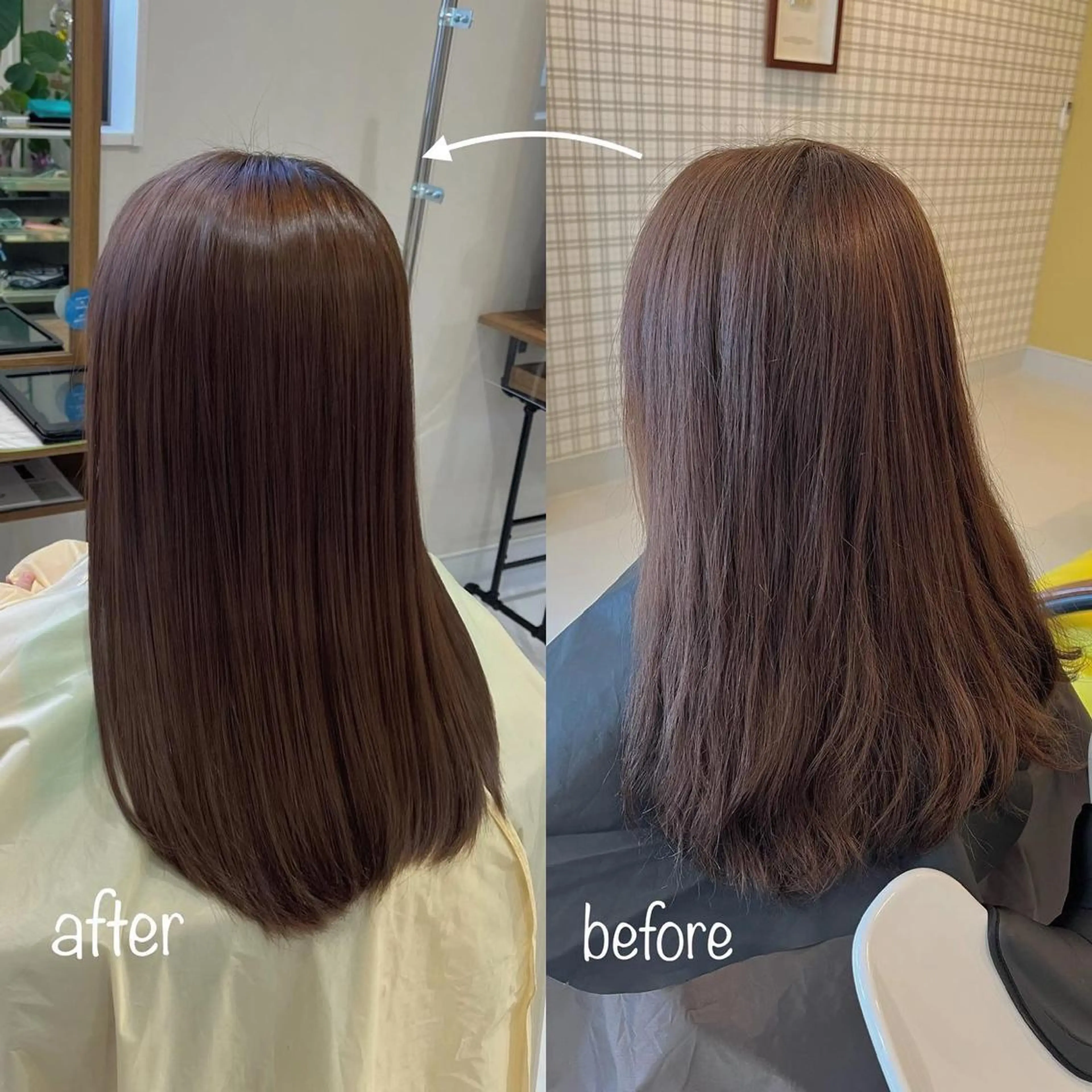 【しっとりまとまりやすい髪に】髪質改善トリートメント（ロング料金別途）※カットなしの写真