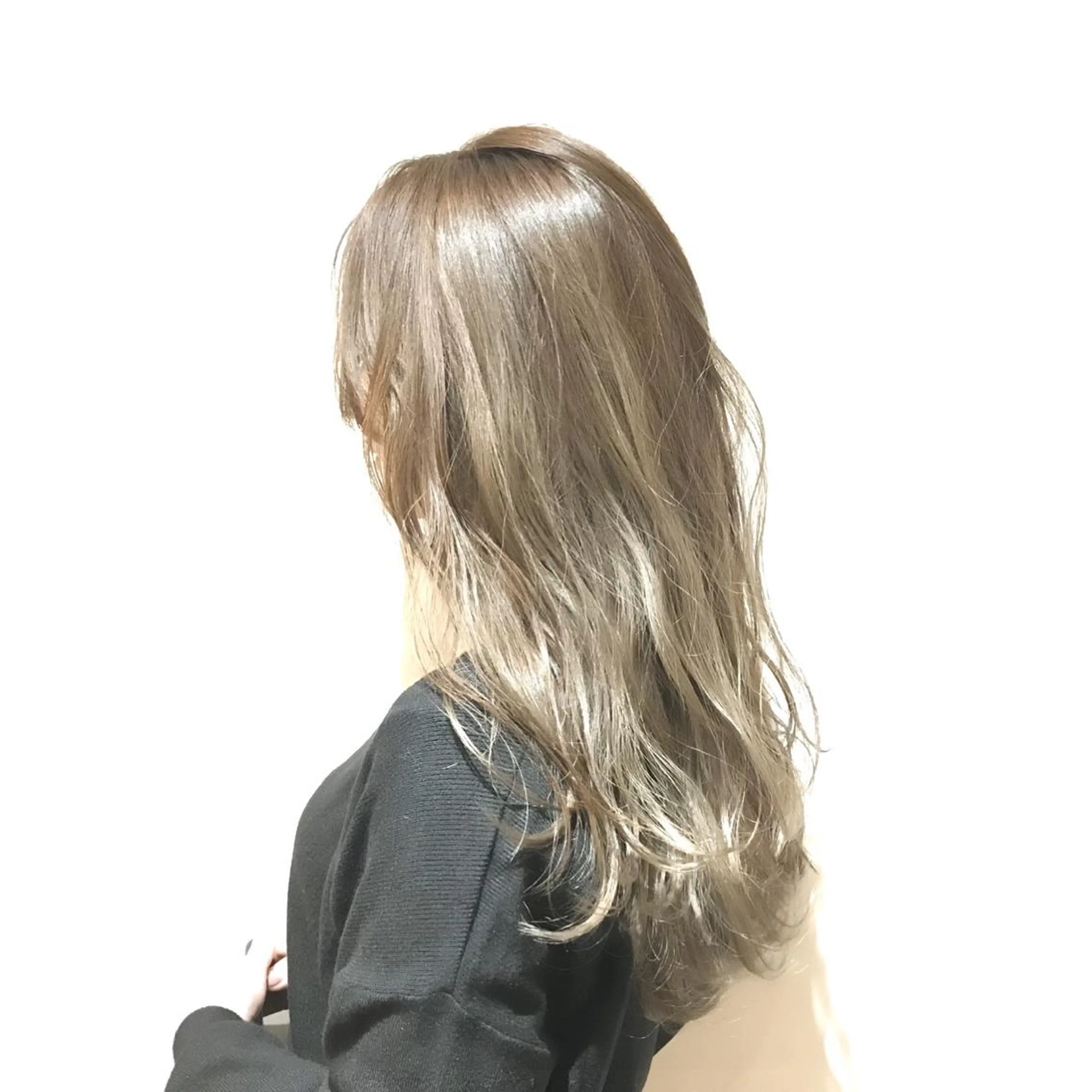 セミロング カラー 髪質改善縮毛矯正 kosuke_IJKのヘアスタイル