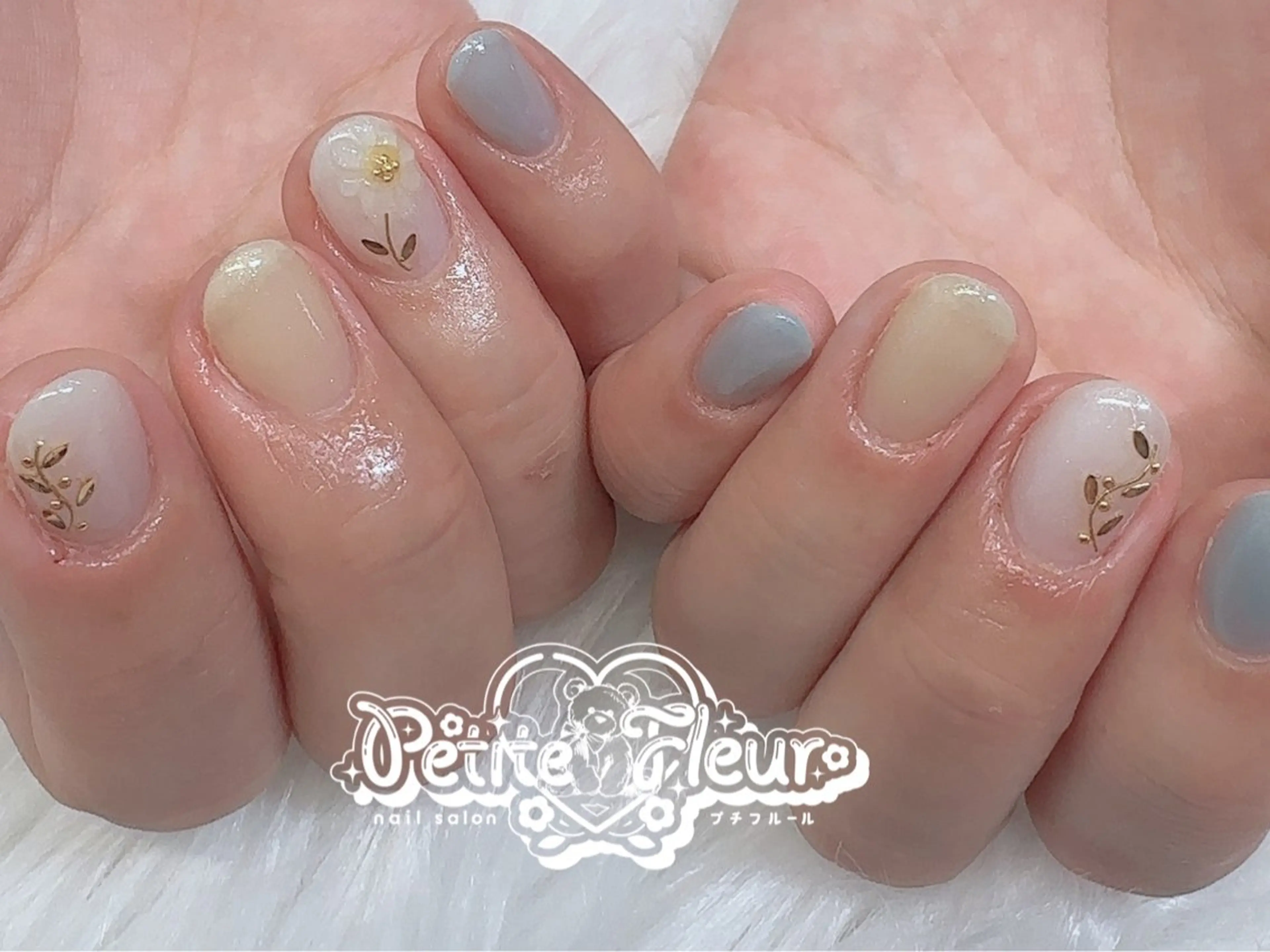 ネイル ハンドネイル ❁⃘*。Petite fleur❁⃘*りさのネイルデザイン