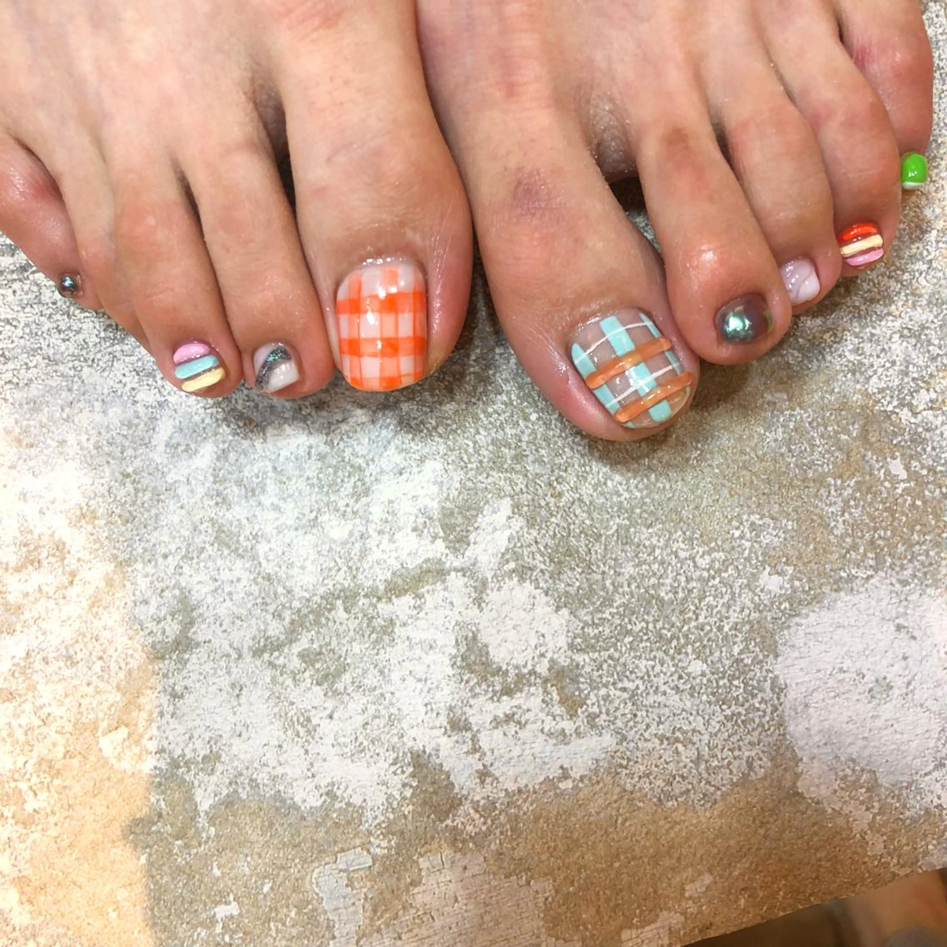 ネイル フットネイル yurina/ パラジェル認定サロンのネイルデザイン