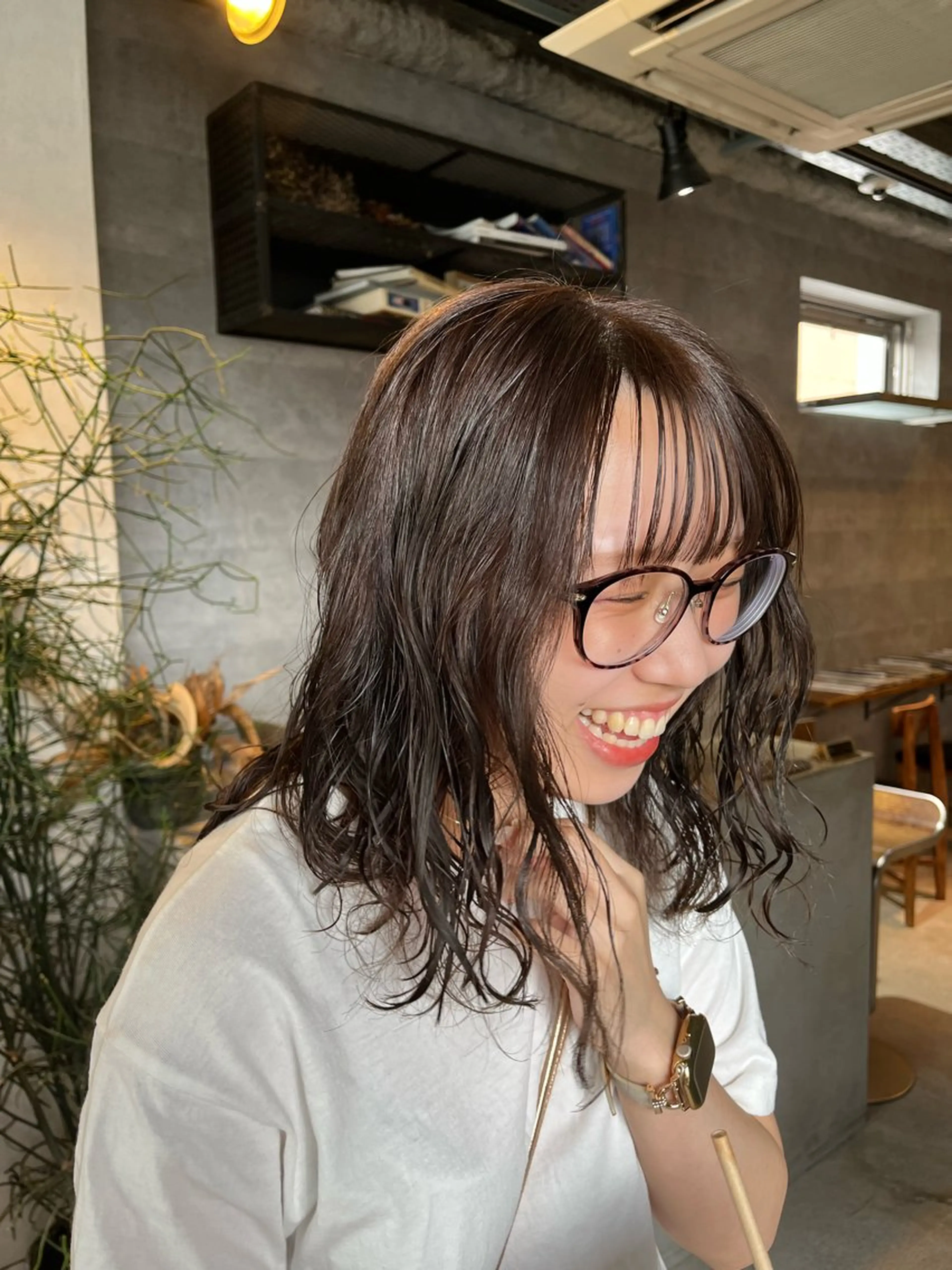 【フルコース】カット+イルミナカラー+パーマ+トリートメントの写真