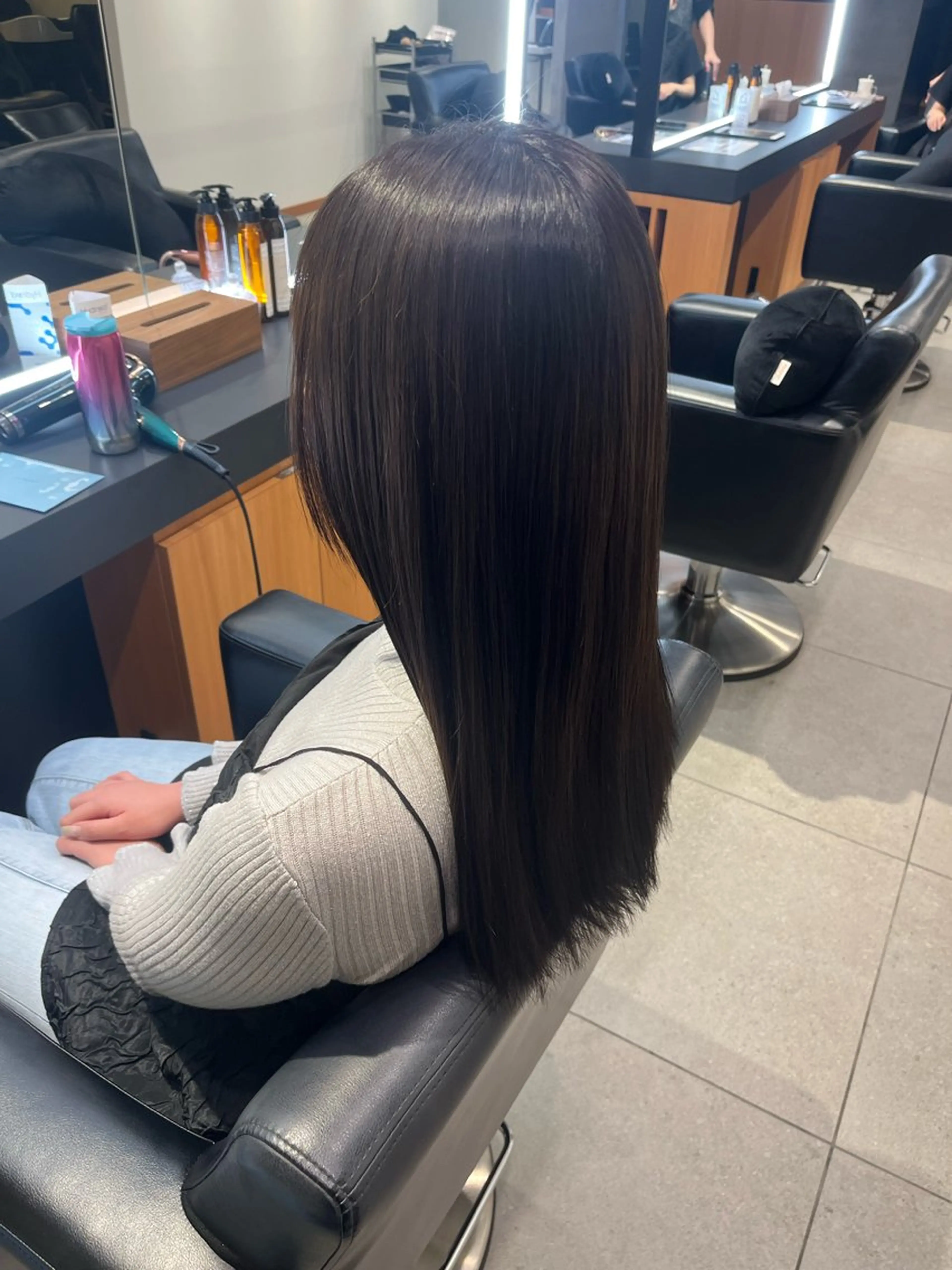 ロング カラー ブラウンカラー モカブラウン ERII /伏見・栄 カットモデル募集中!のヘアスタイル