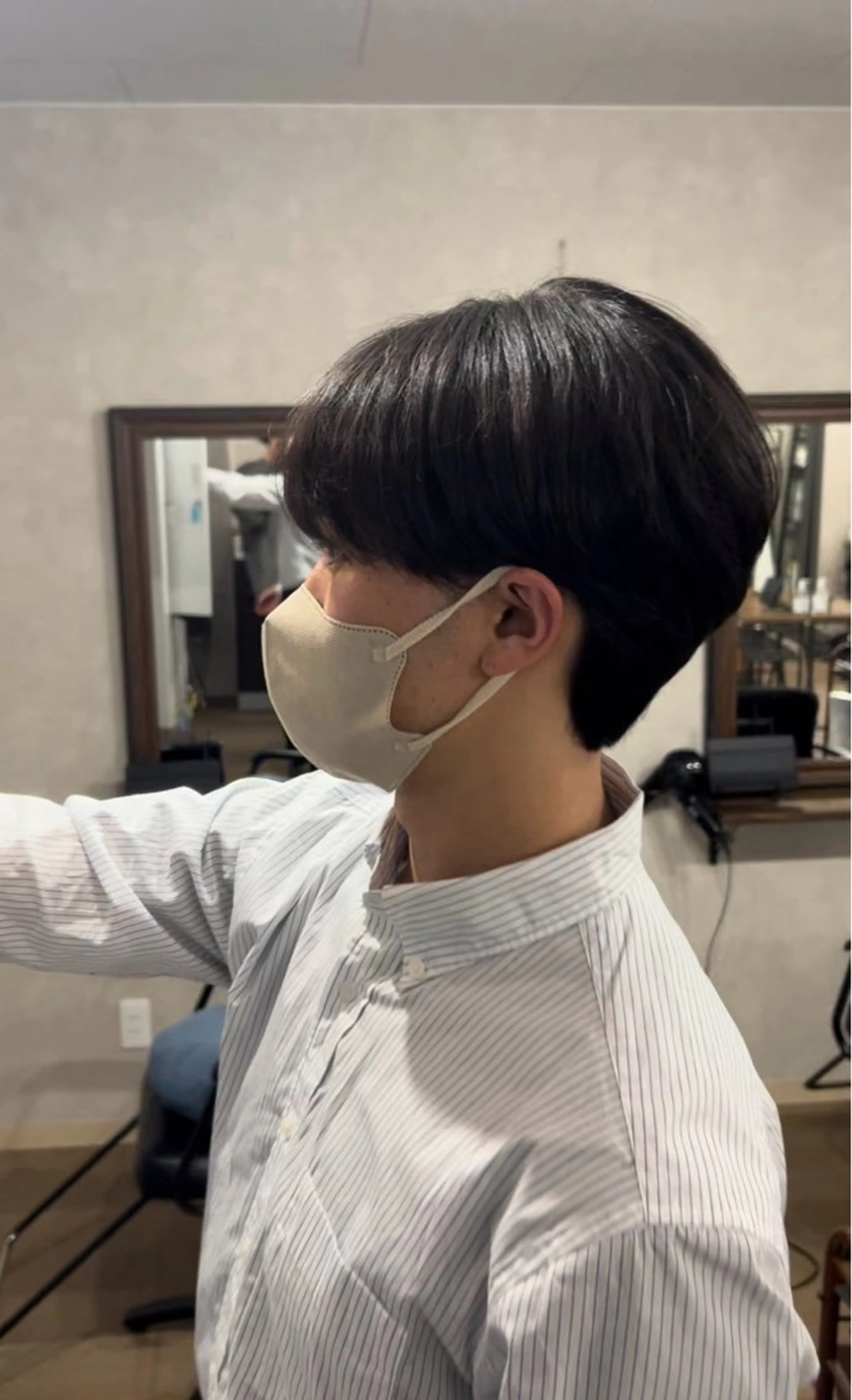 メンズ 山田 誠也のヘアスタイル