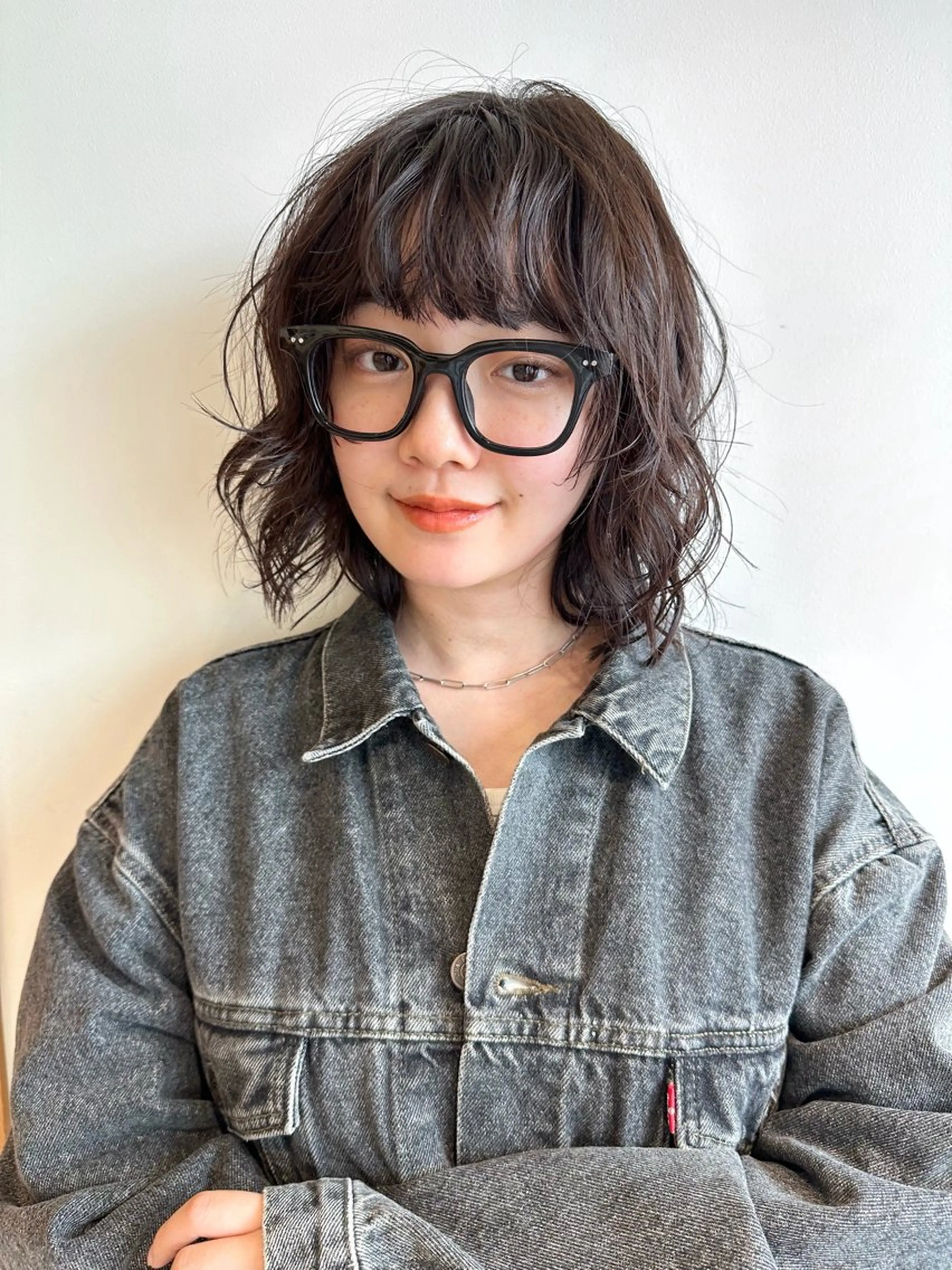 ミディアム sea by luvismけやき通り2号店所属・ボブ/ショート/ 縮毛矯正/岸本恭明のヘアスタイル