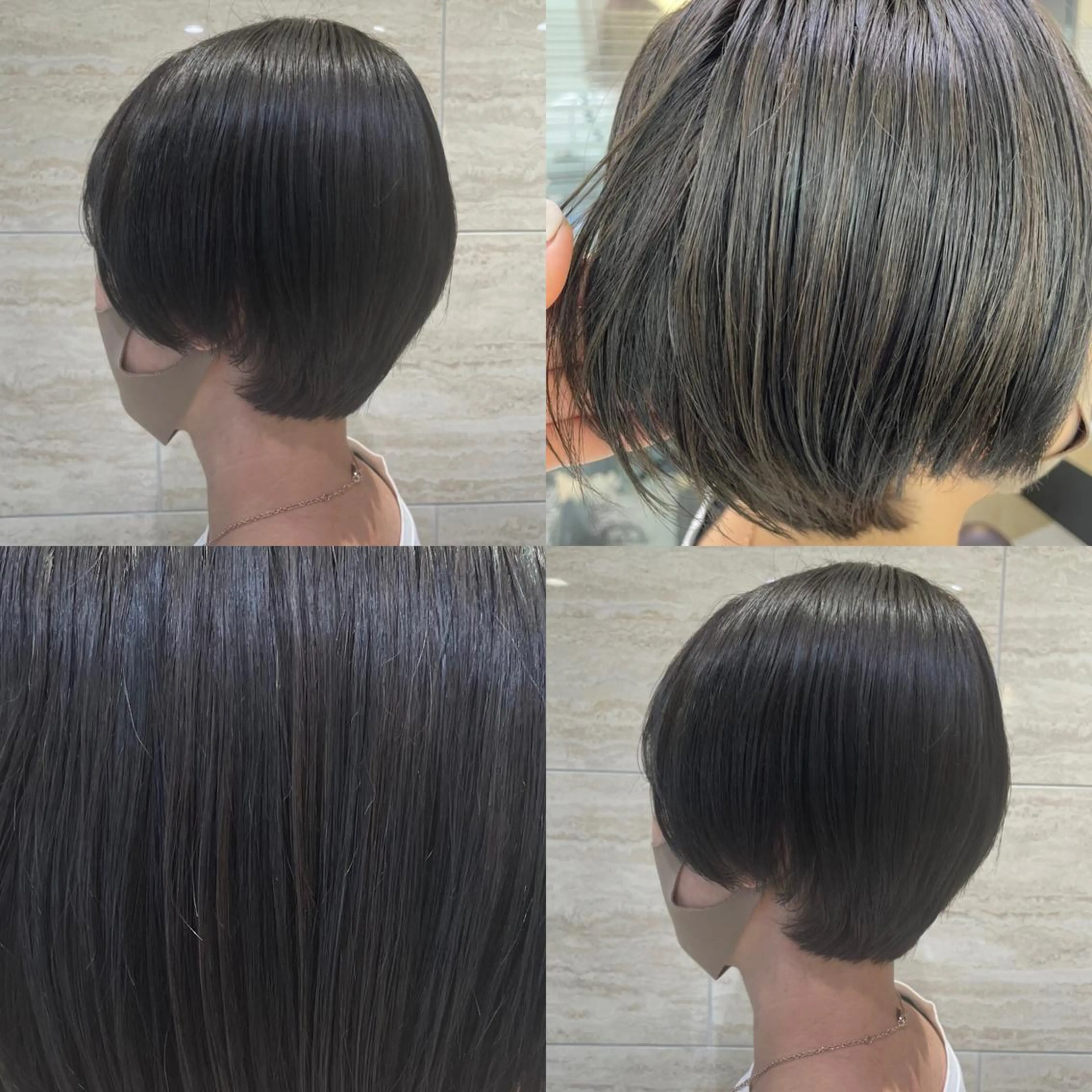 ショート カラー ブリーチ 透明感カラー 似合わせカット コノミ/ アイリスト まつパ/大船 鎌倉のマツエク・マツパデザイン