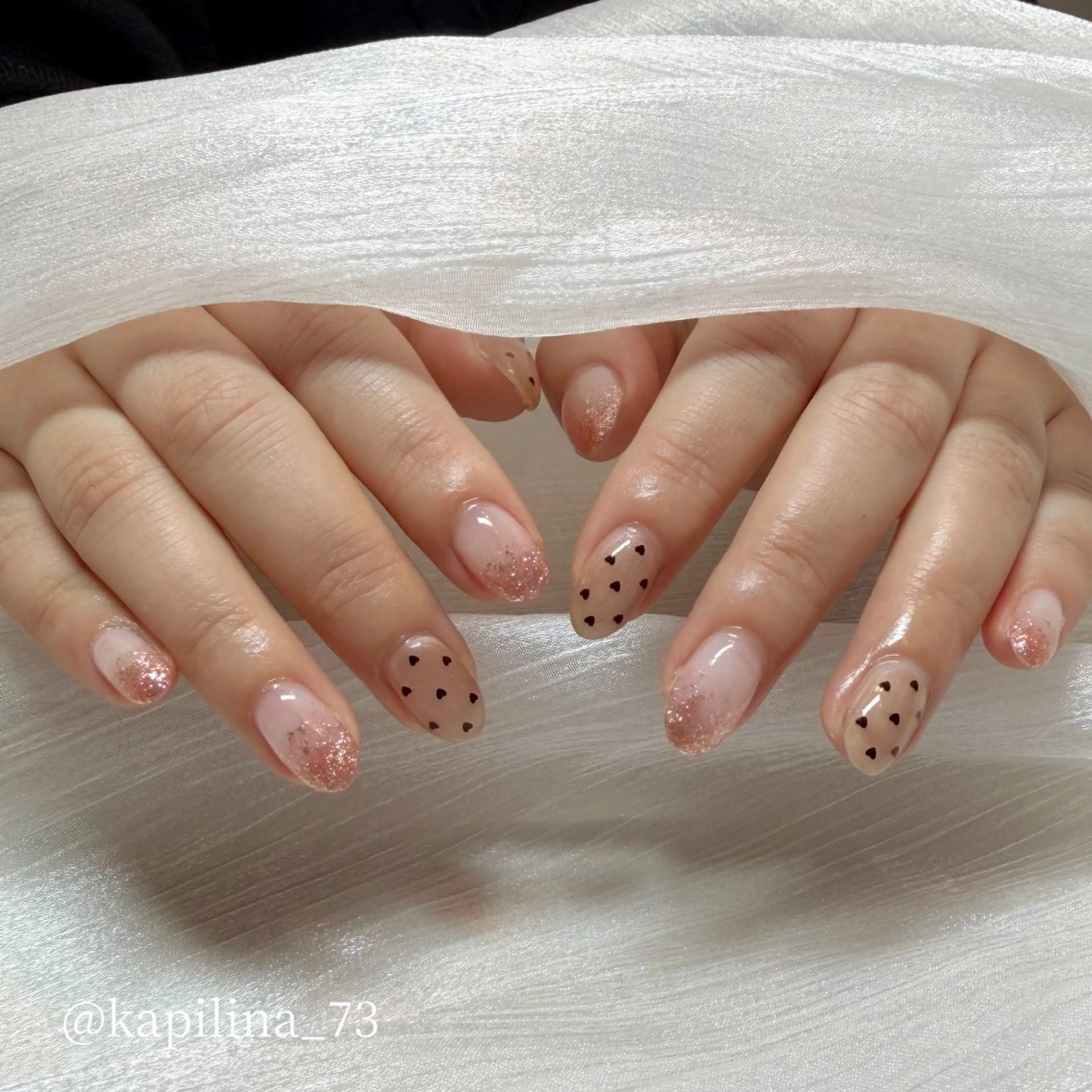 ネイル シンプルネイル ハンドネイル Nailsalon Ka pilina所属・Ka pilina MOMOのネイルデザイン