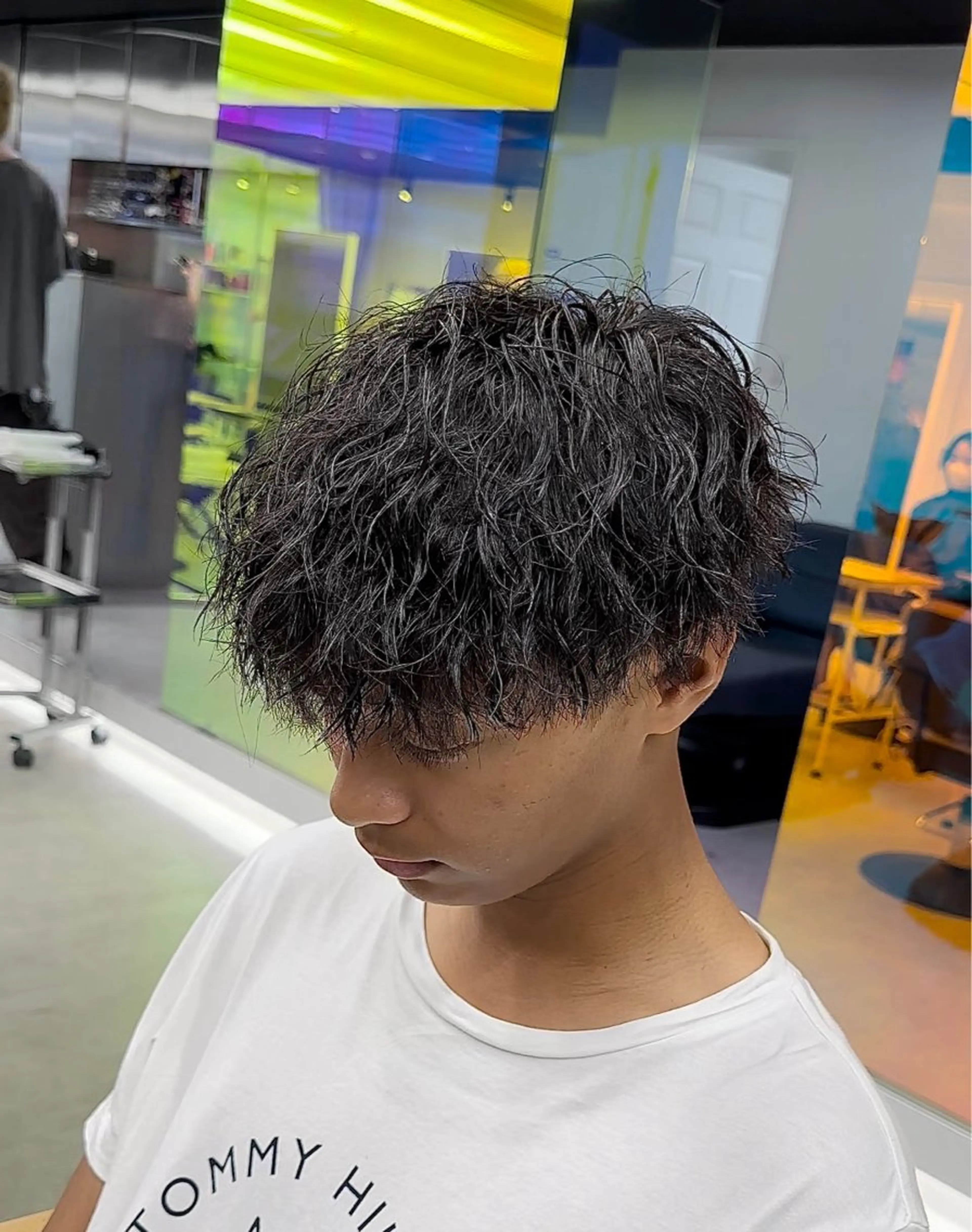 パーマ メンズ カット パーマ 【圧倒的センス】 まる/メンズカラーのヘアスタイル