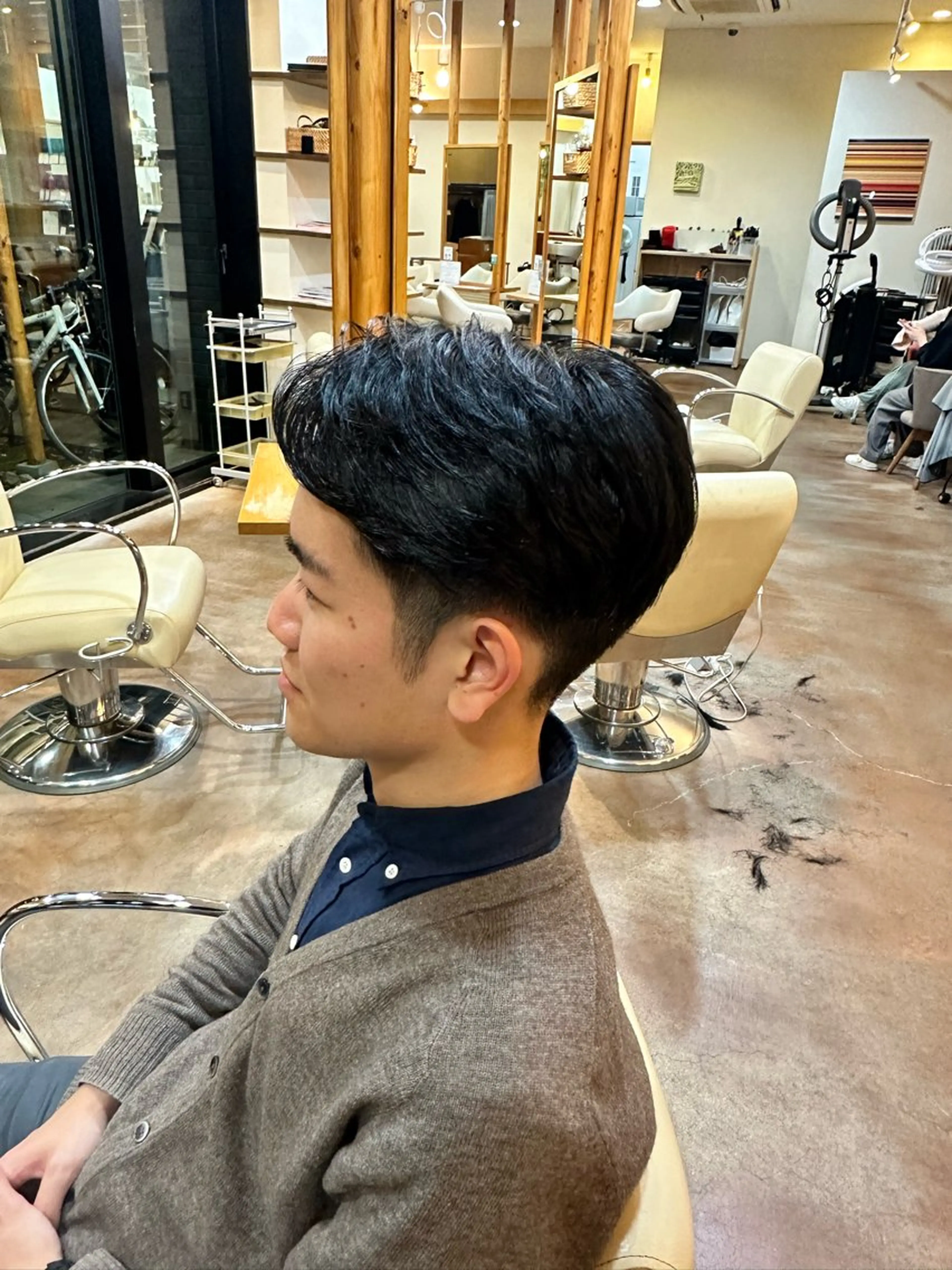 ショート カラー パーマ メンズ Lit.自由が丘（SENJYU自由が丘）所属・【髪質改善/美髪】 ⭐️川嶋 陸央⭐️のヘアスタイル