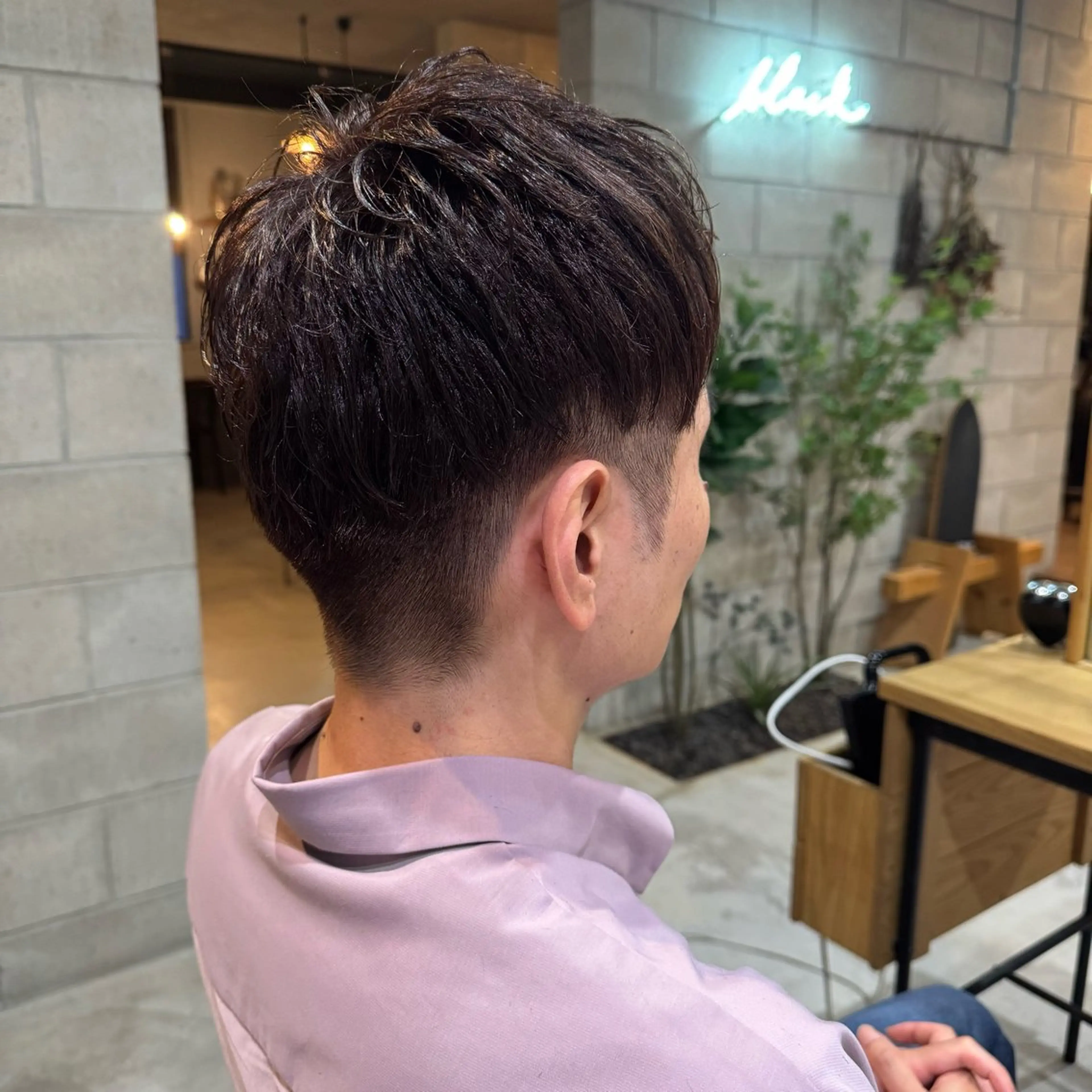 メンズ 刈り上げ カット カラー/ 髪質改善/新吾ありさのヘアスタイル