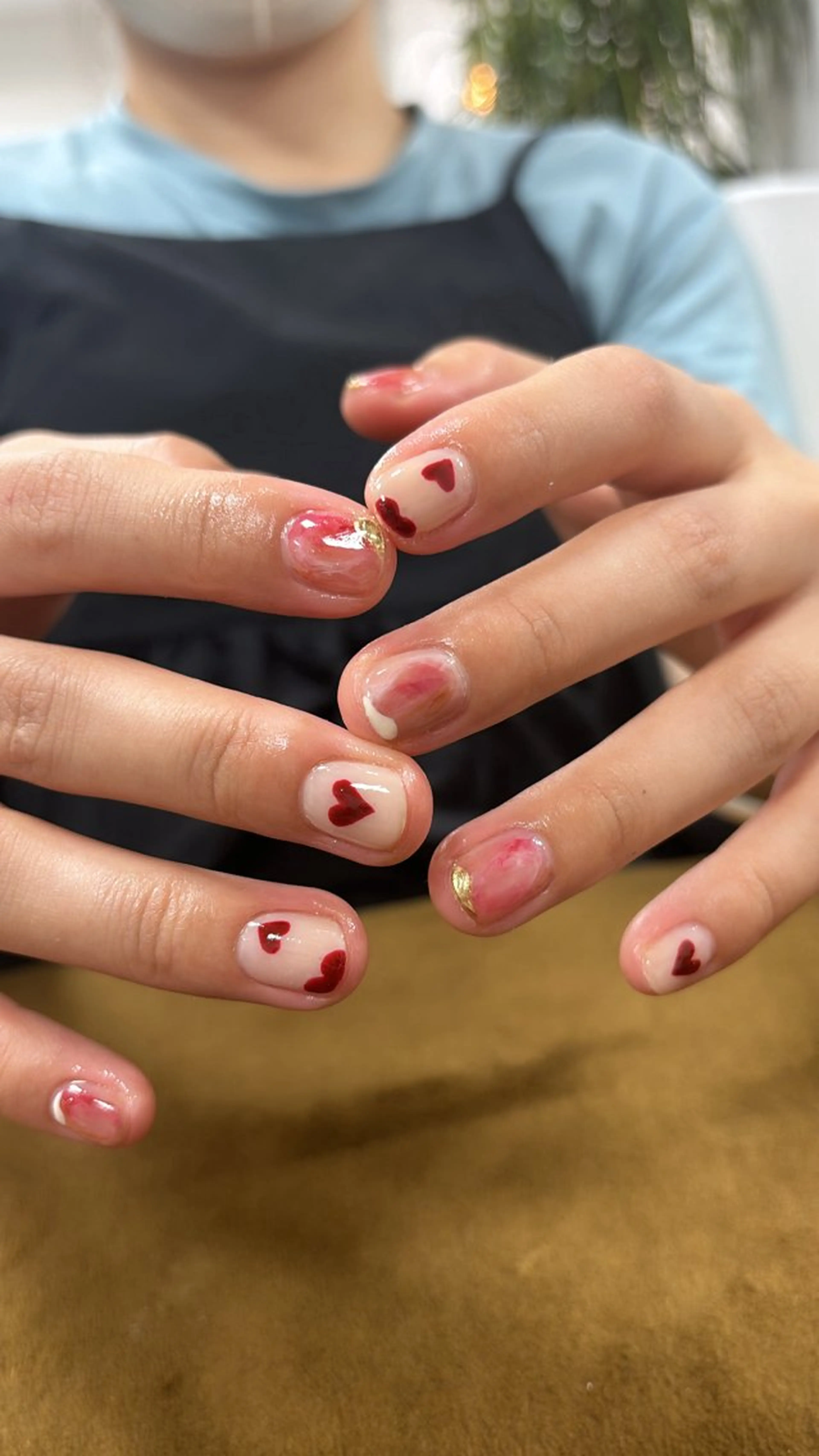 ネイル フットネイル フレンチネイル ジェルネイル グラデーション マグネットネイル ハンドネイル ヘアー.ネイル二刀流 misa🫧のヘアスタイル