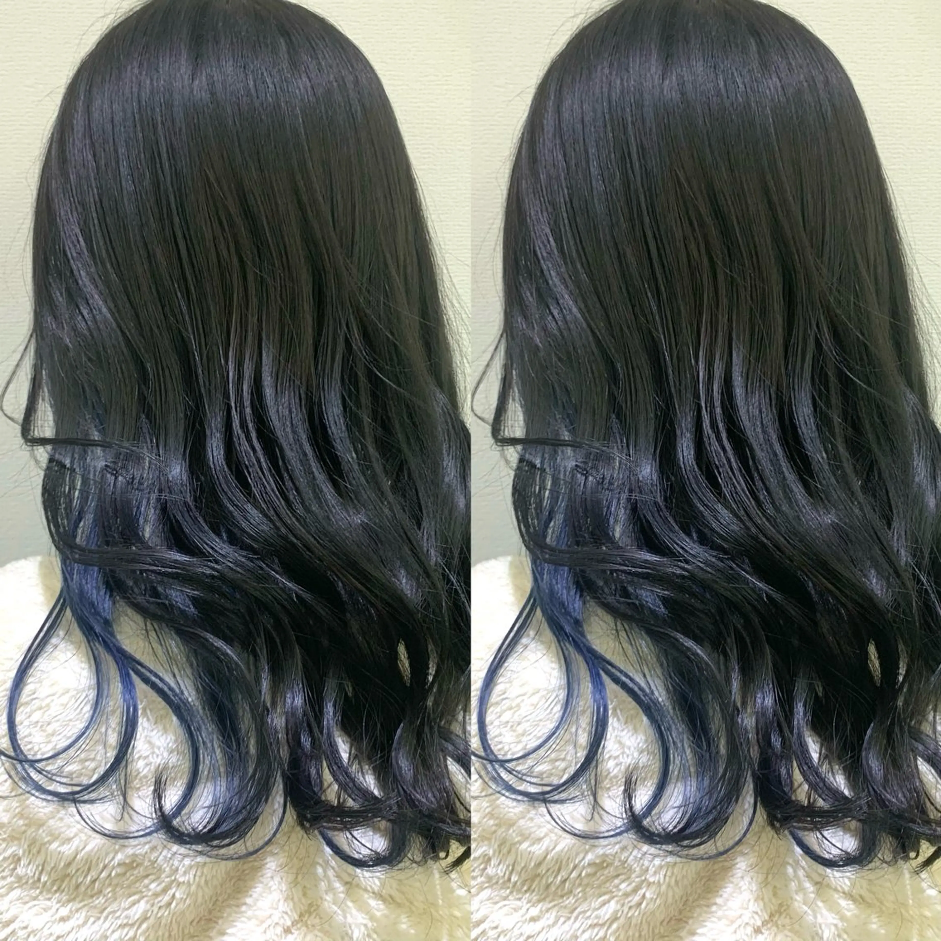 セミロング ブリーチ無しカラー✨ 美鈴のヘアスタイル