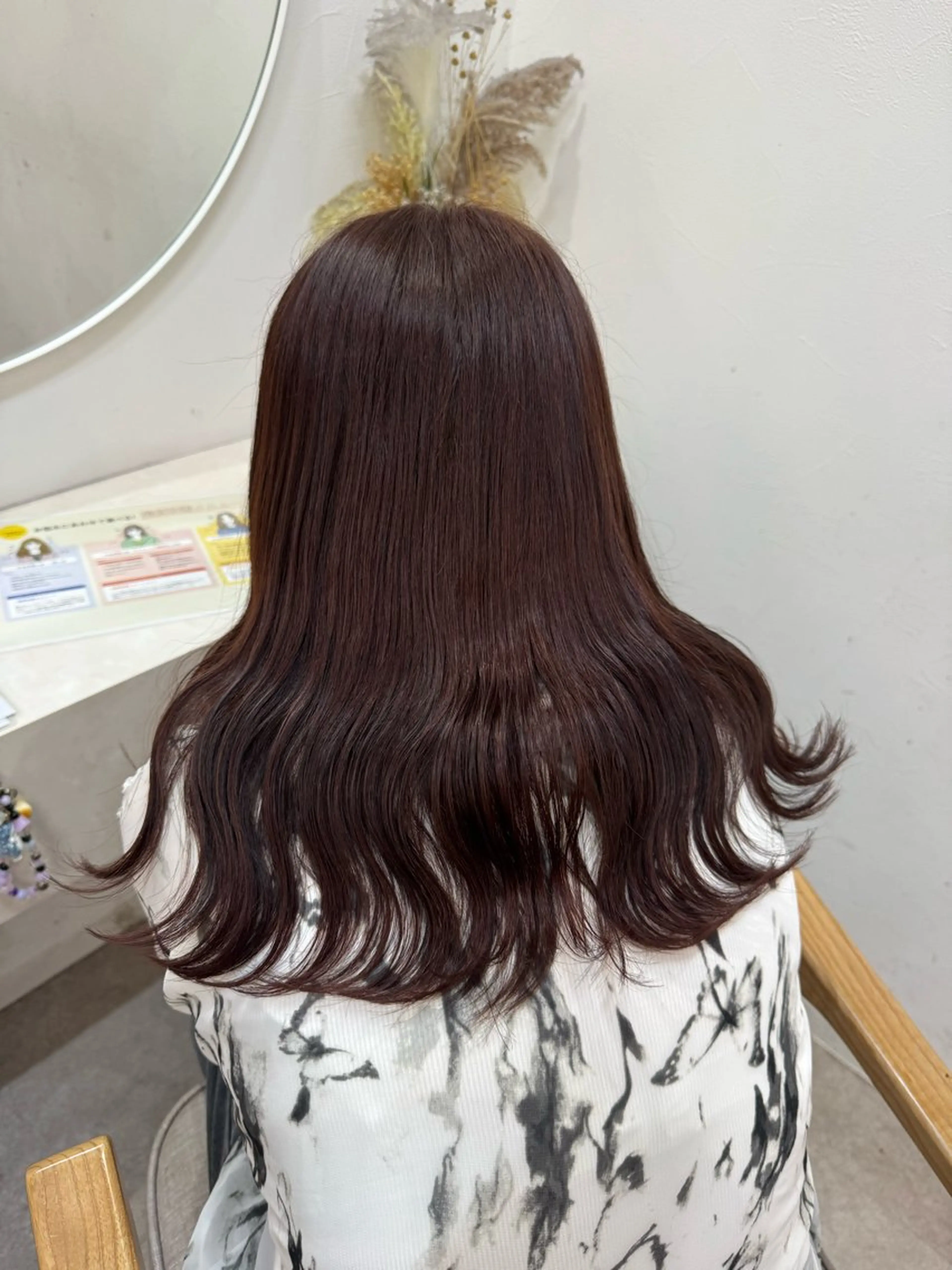 ロング レッドブラウン naho💚 カラーモデル様募集中のヘアスタイル