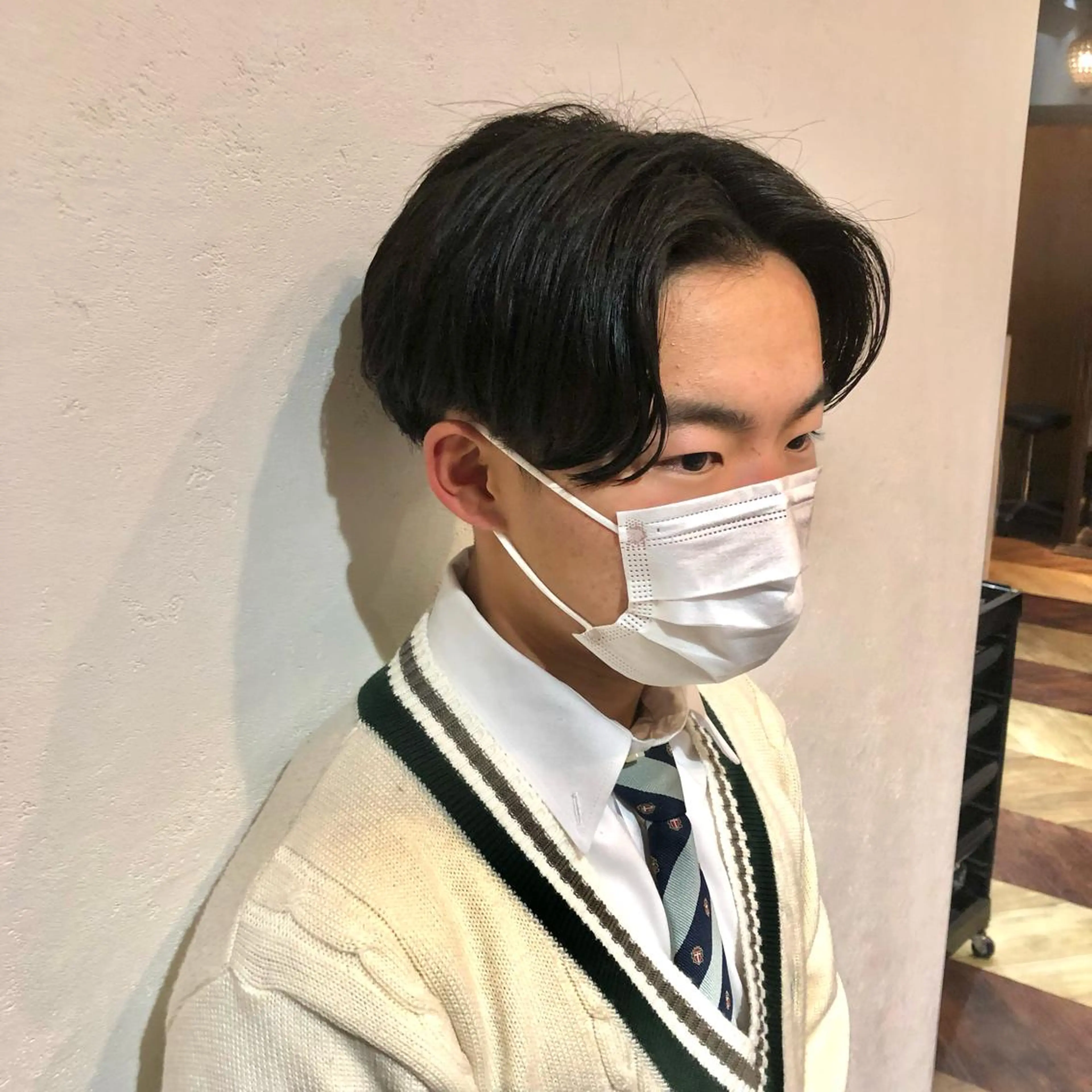 パーマ メンズ センターパート メンズパーマ ニュアンスパーマ DAHLI plum（ダリ　プリュム）所属・中村 玲美のヘアスタイル