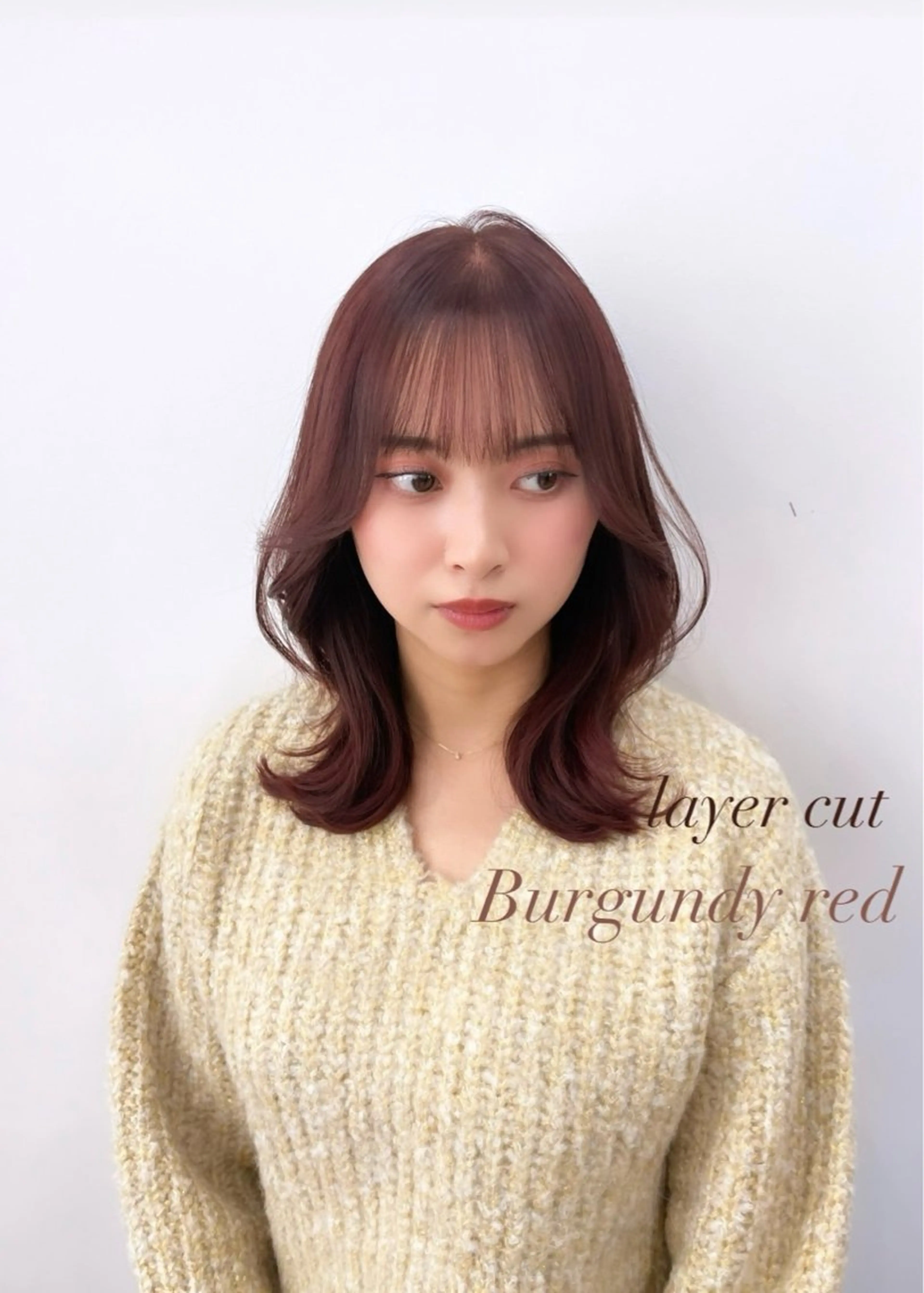 【前髪カット+髪質改善カラー+3ステップトリートメント💎】の写真