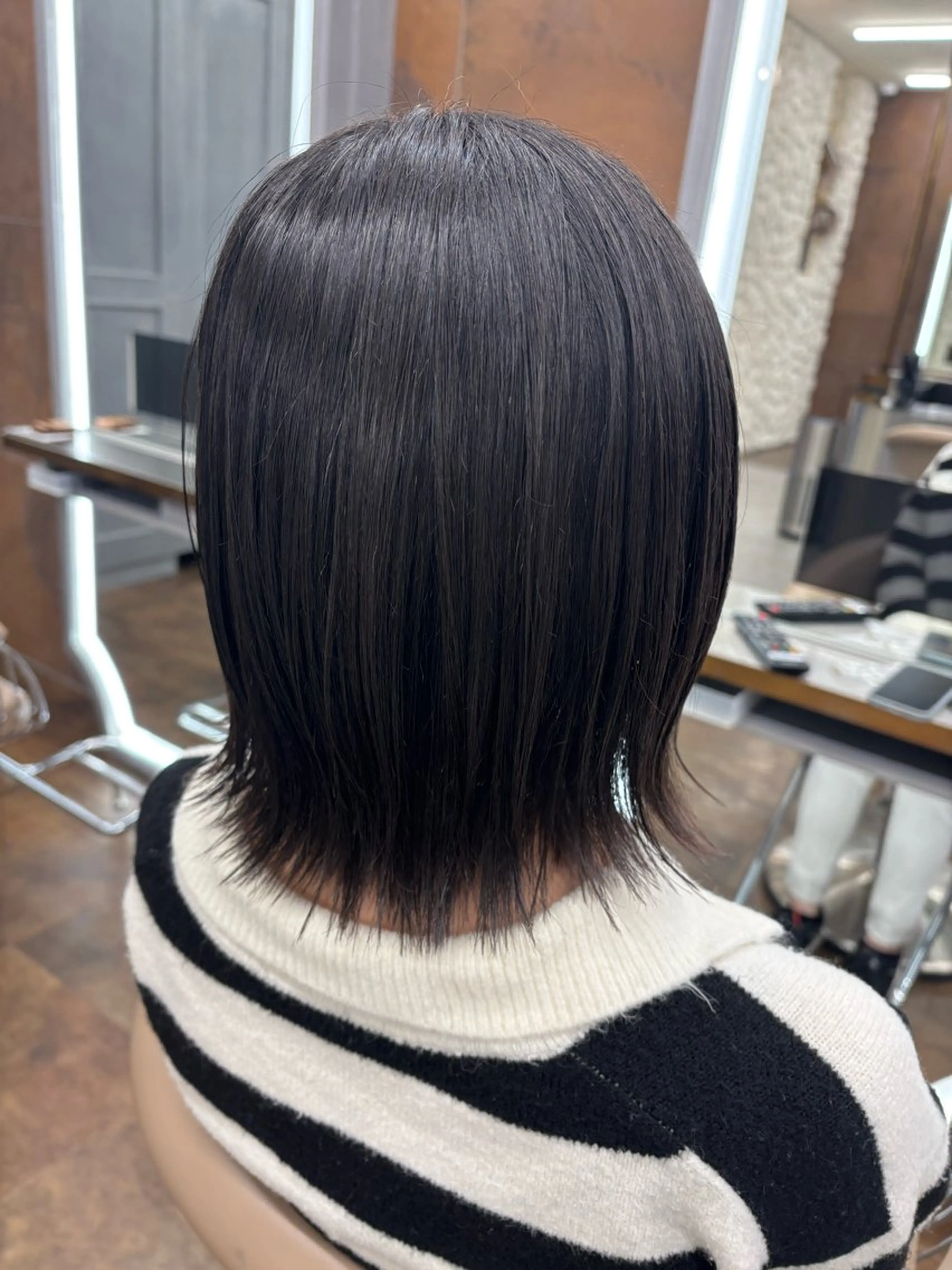 ミディアム カラー shalu 平塚店所属・古川 みえこのヘアスタイル